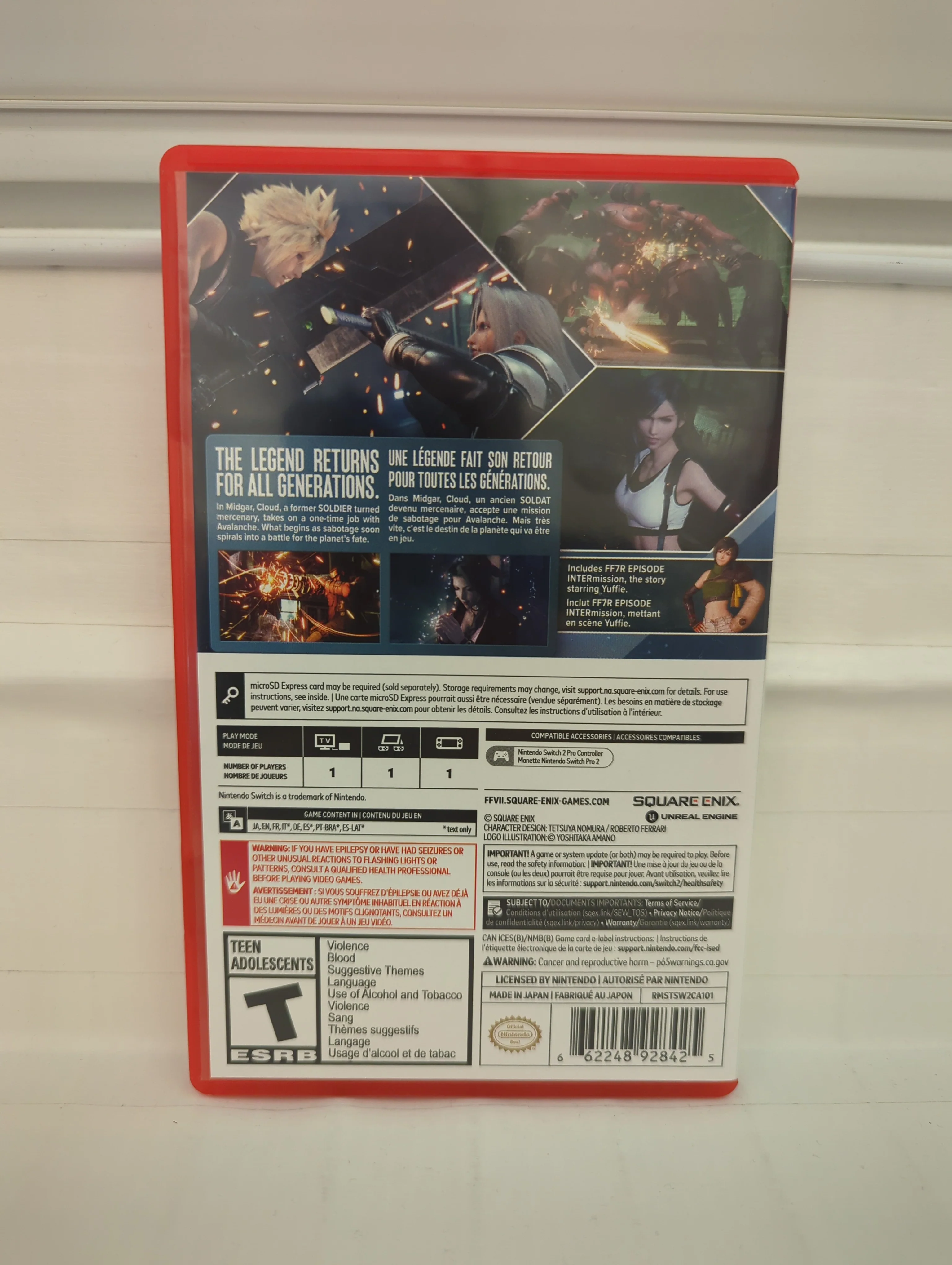 Final Fantasy VII Remake Intergrade - Nintendo Switch 2 - Image 2