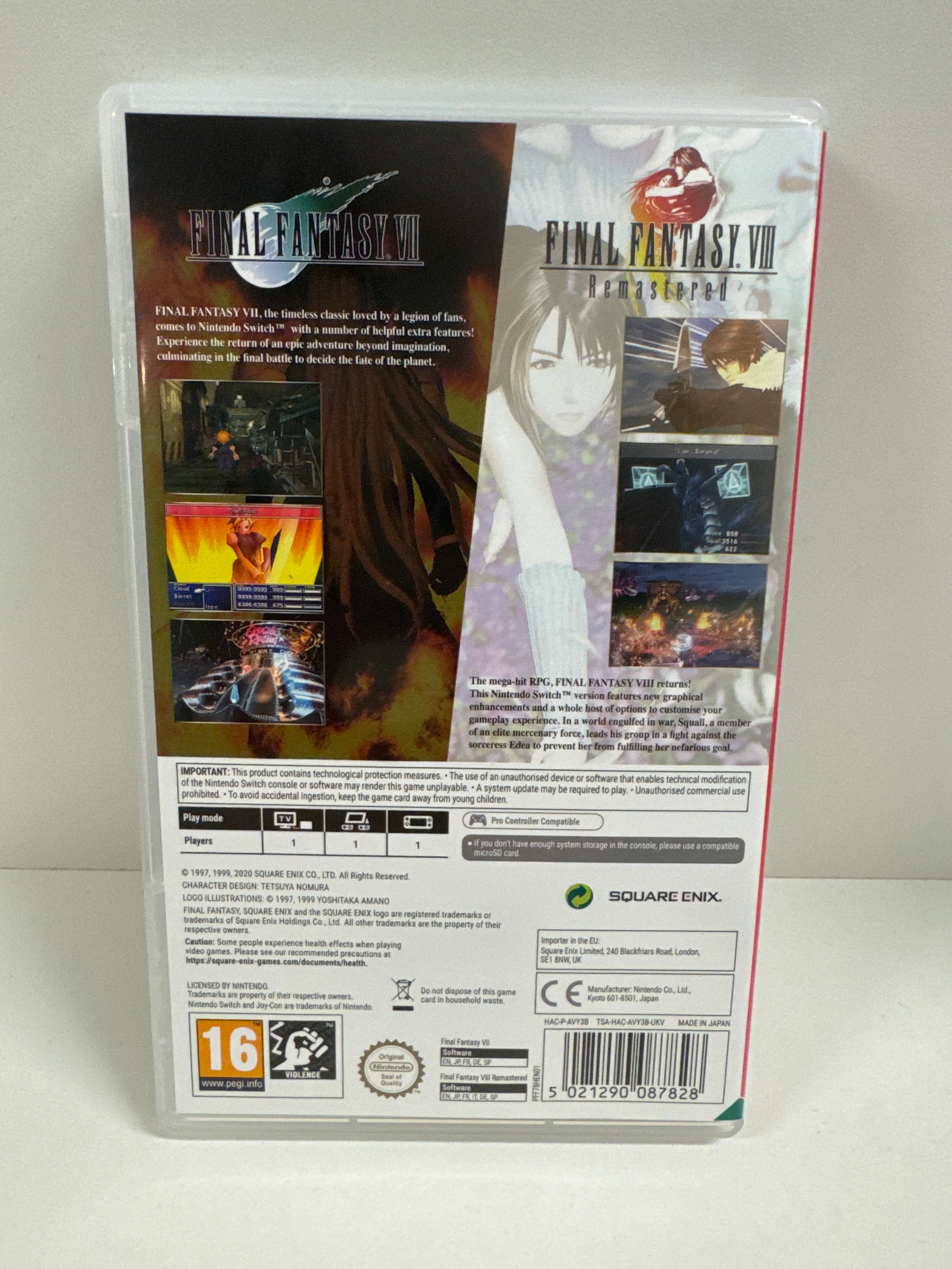 Final Fantasy VII & VIII Remastered Twin Pack - Nintendo Switch - Image 2