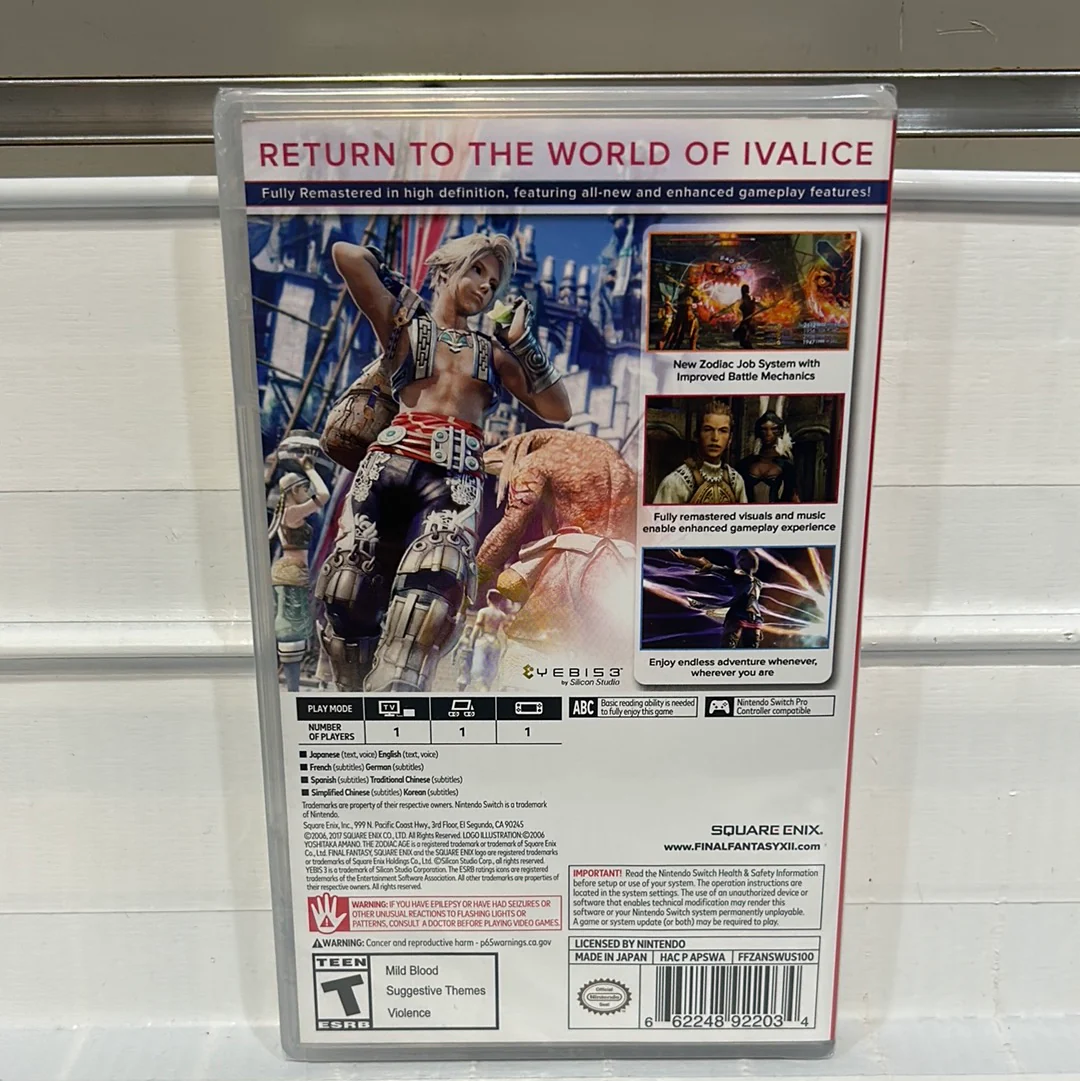 Final Fantasy XII: The Zodiac Age - Nintendo Switch - Image 2