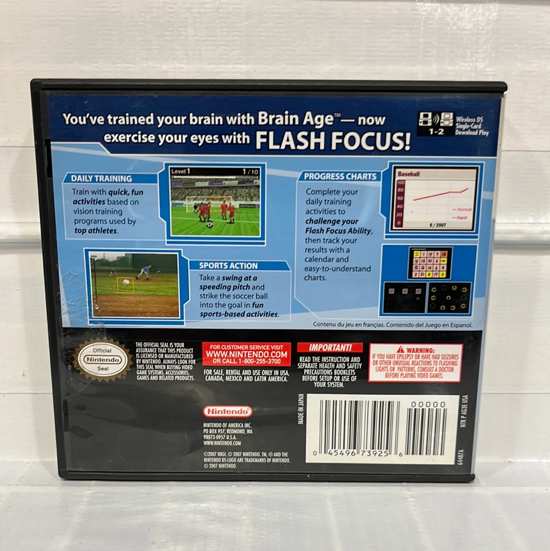 Flash Focus Vision Training - Nintendo DS - Image 2