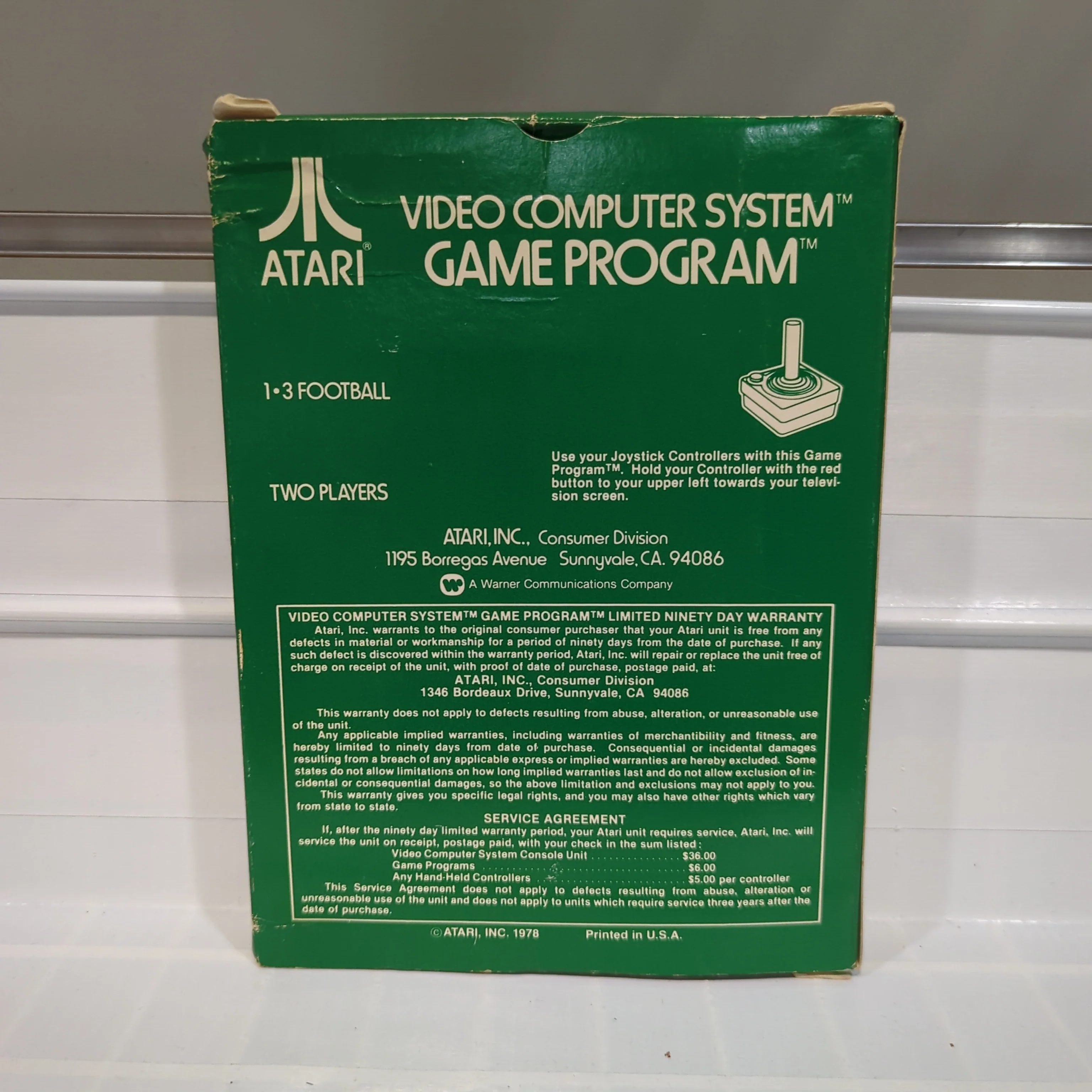 Football [Text Label] - Atari 2600 - Image 3
