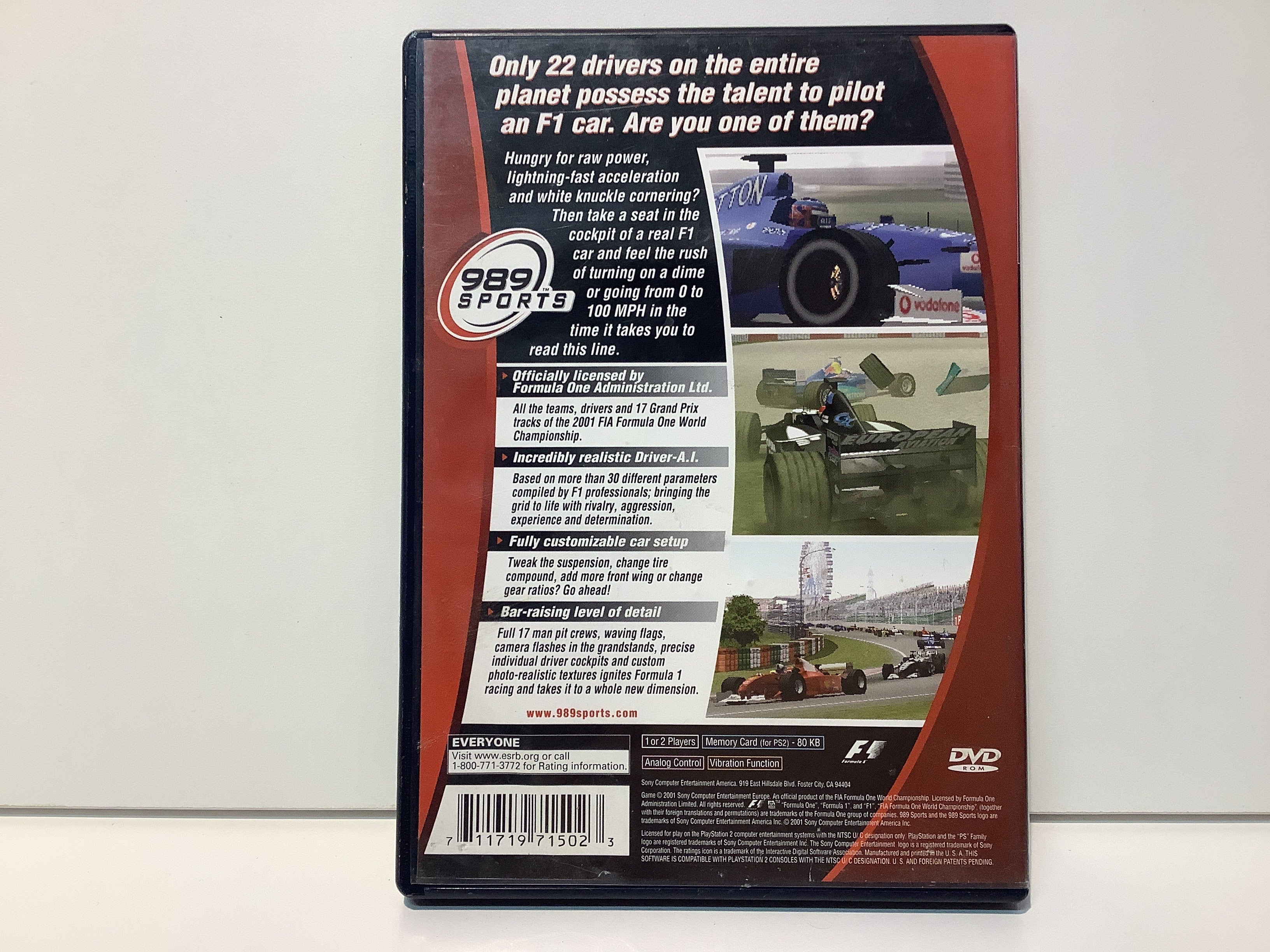 Formula One 2001 - Playstation 2 - Image 2