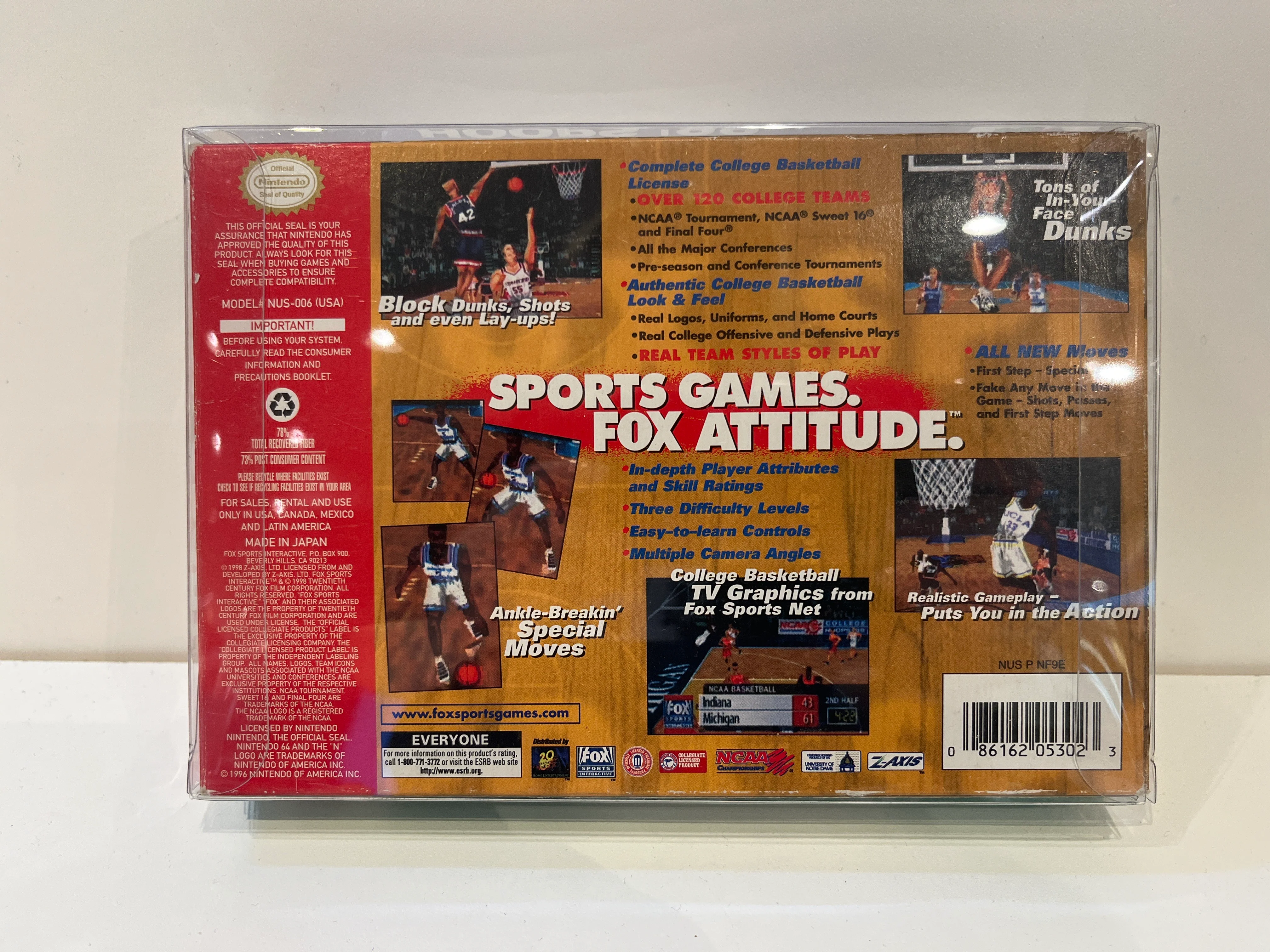 FOX Sports College Hoops '99 - Nintendo 64 - Image 2