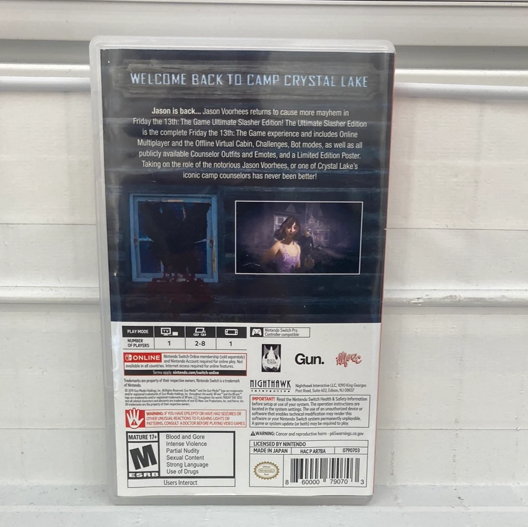 Friday the 13th [Ultimate Slasher Edition] - Nintendo Switch - Image 2