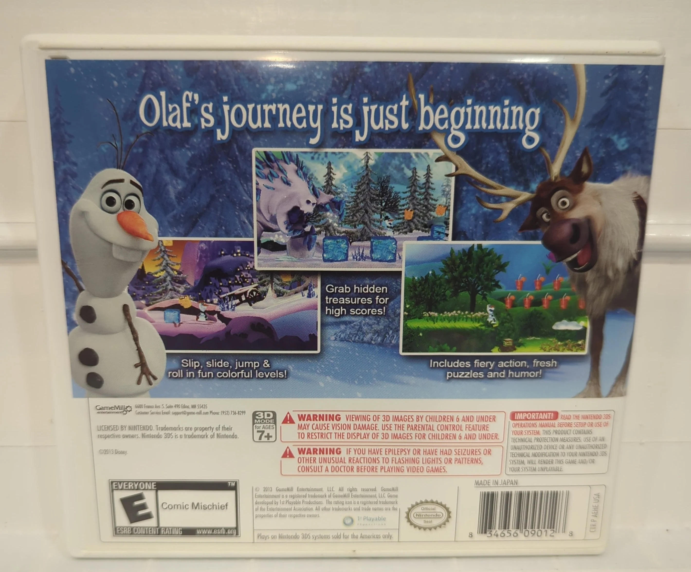 Frozen: Olaf's Quest - Nintendo 3DS - Image 2