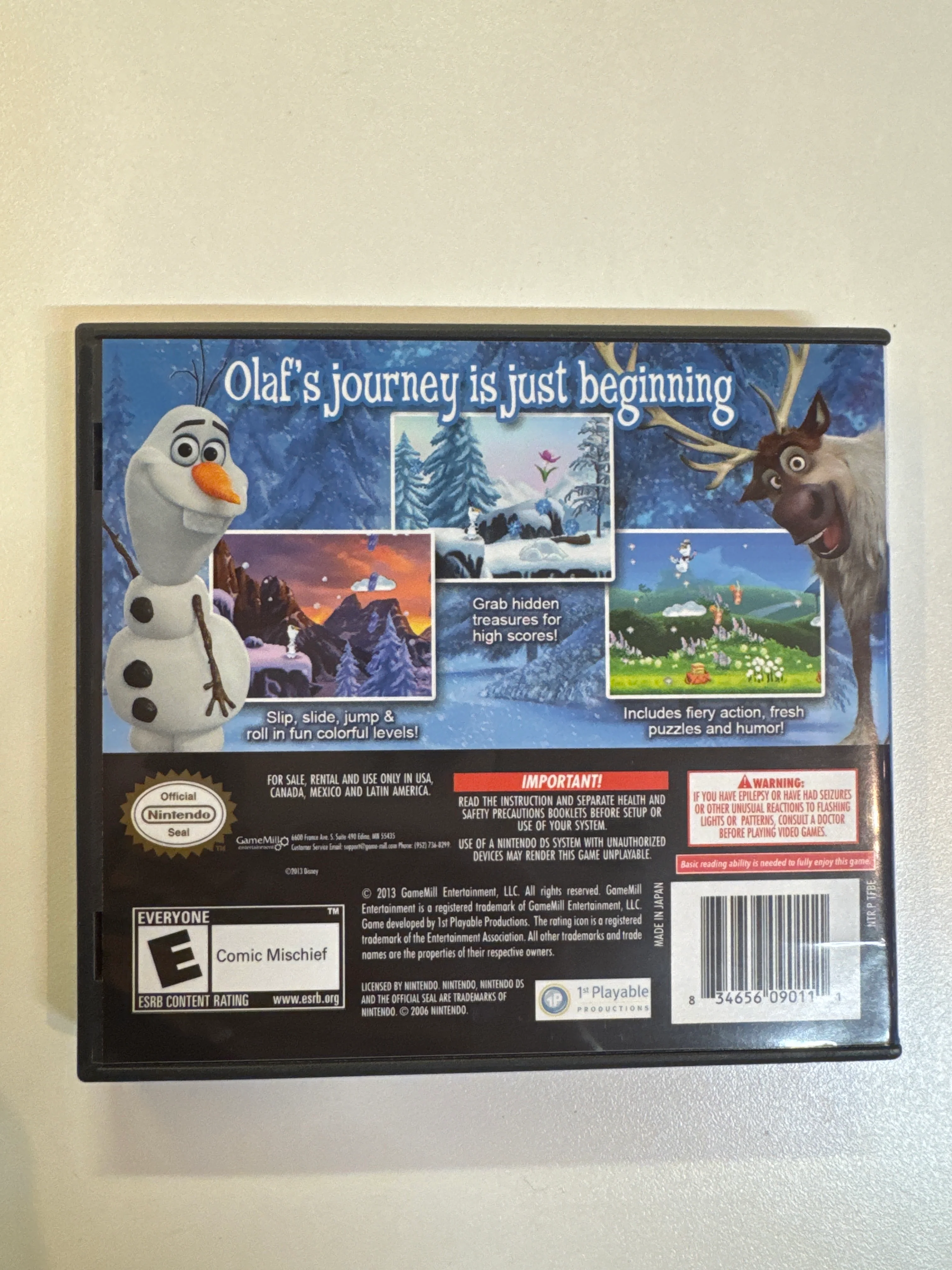 Frozen: Olaf's Quest - Nintendo DS - Image 2