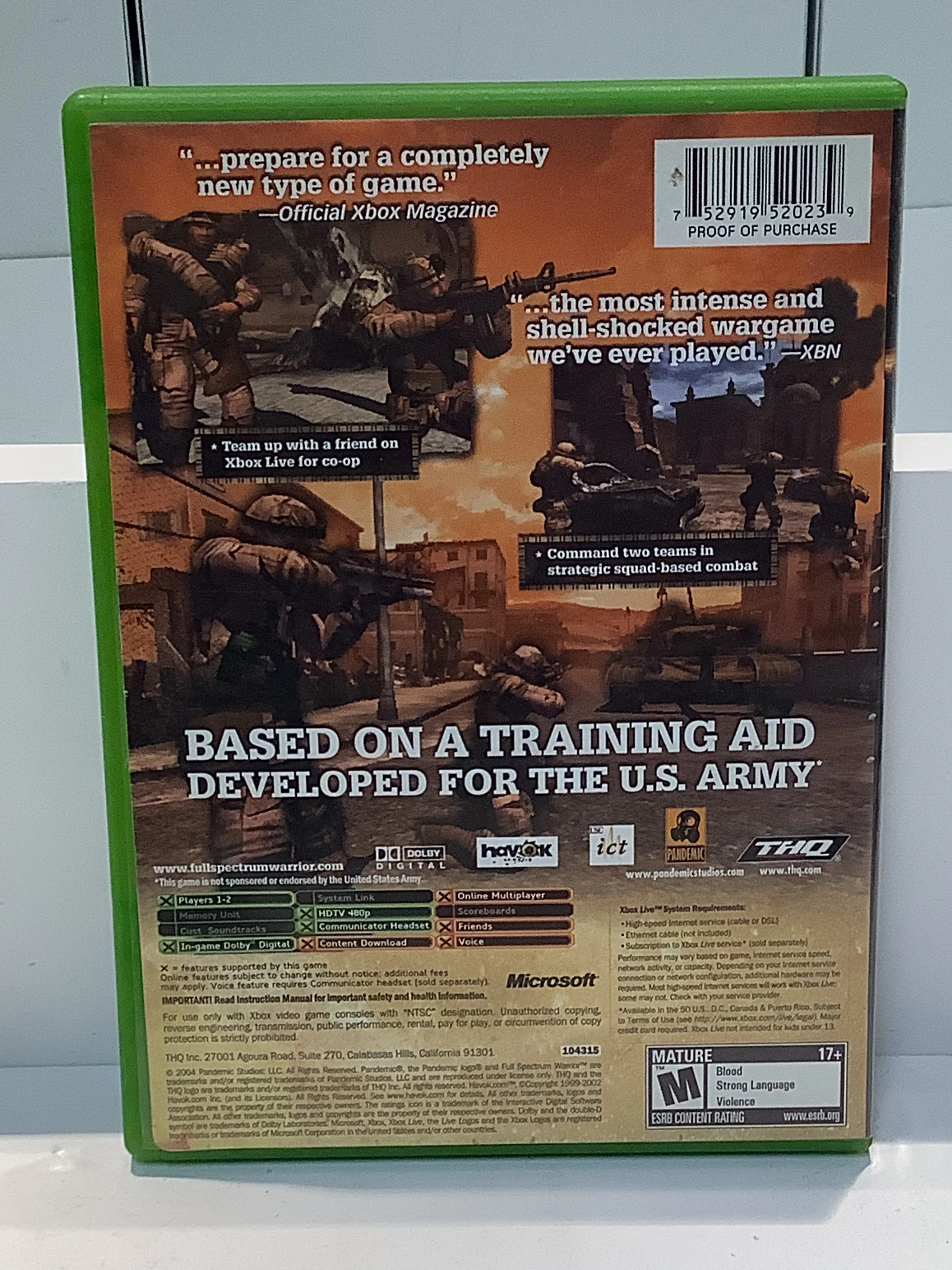 Full Spectrum Warrior - Xbox - Image 2