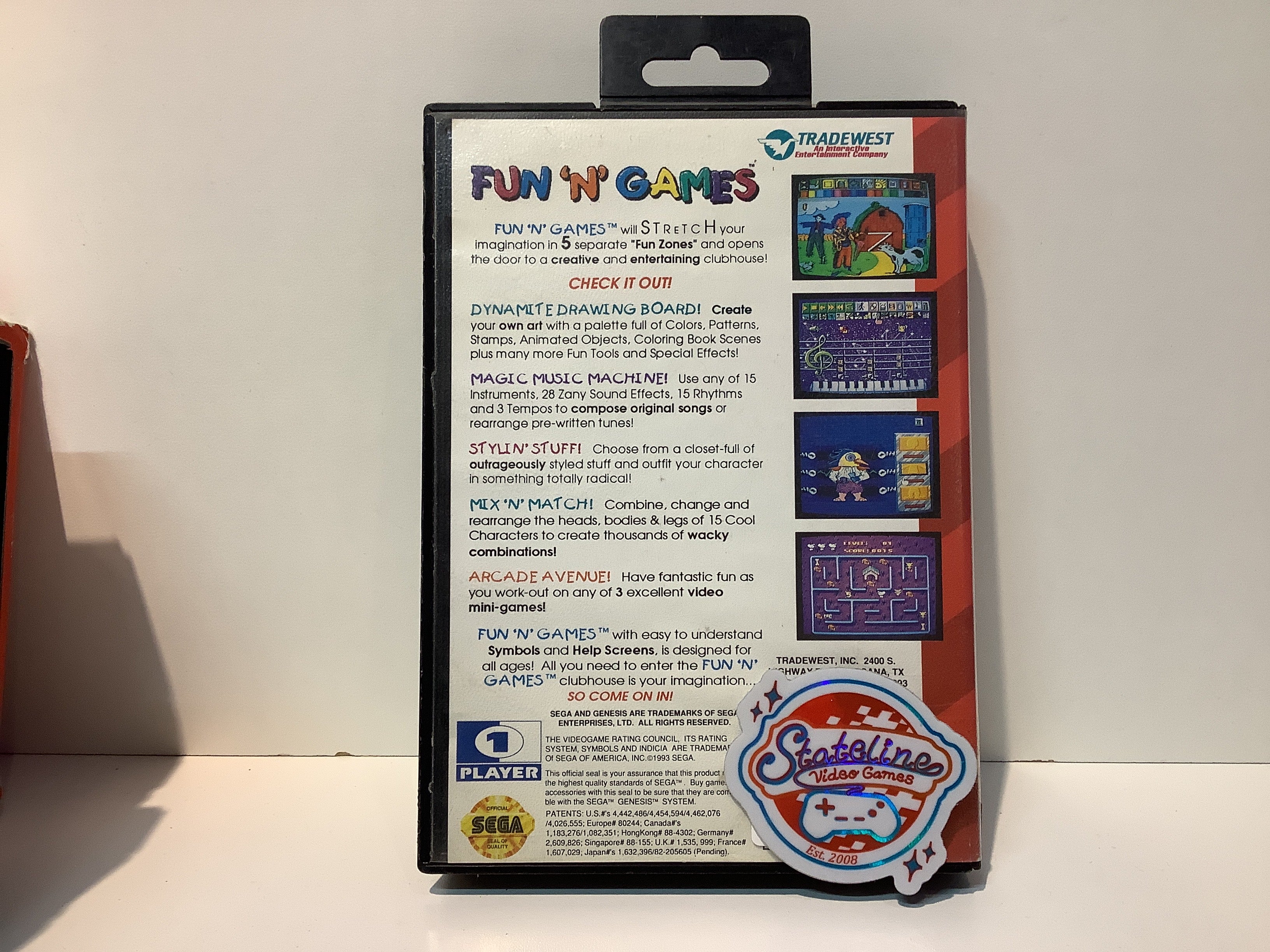 Fun 'n Games - Sega Genesis - Image 2