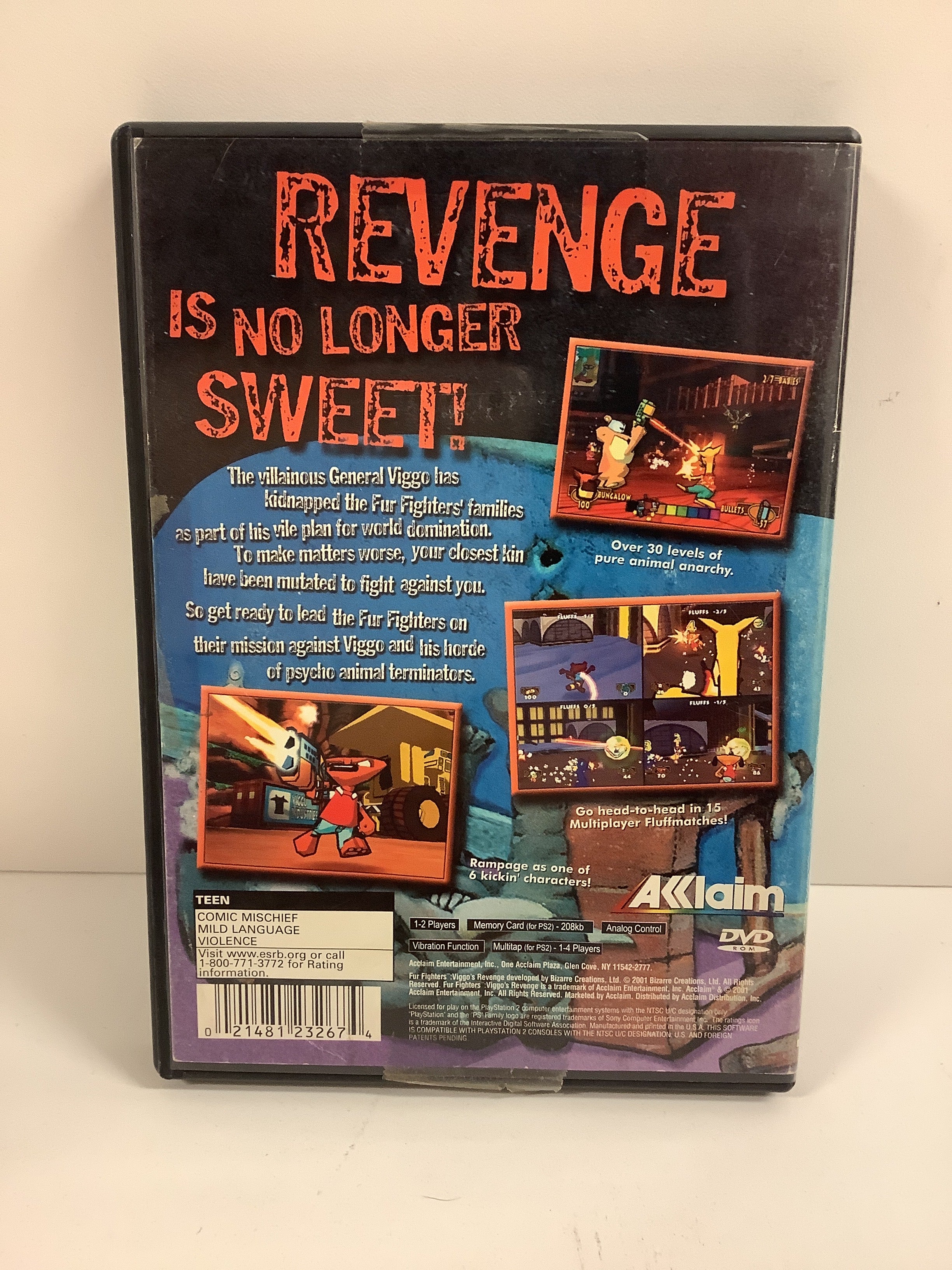 Fur Fighters Viggos Revenge - Playstation 2 - Image 2