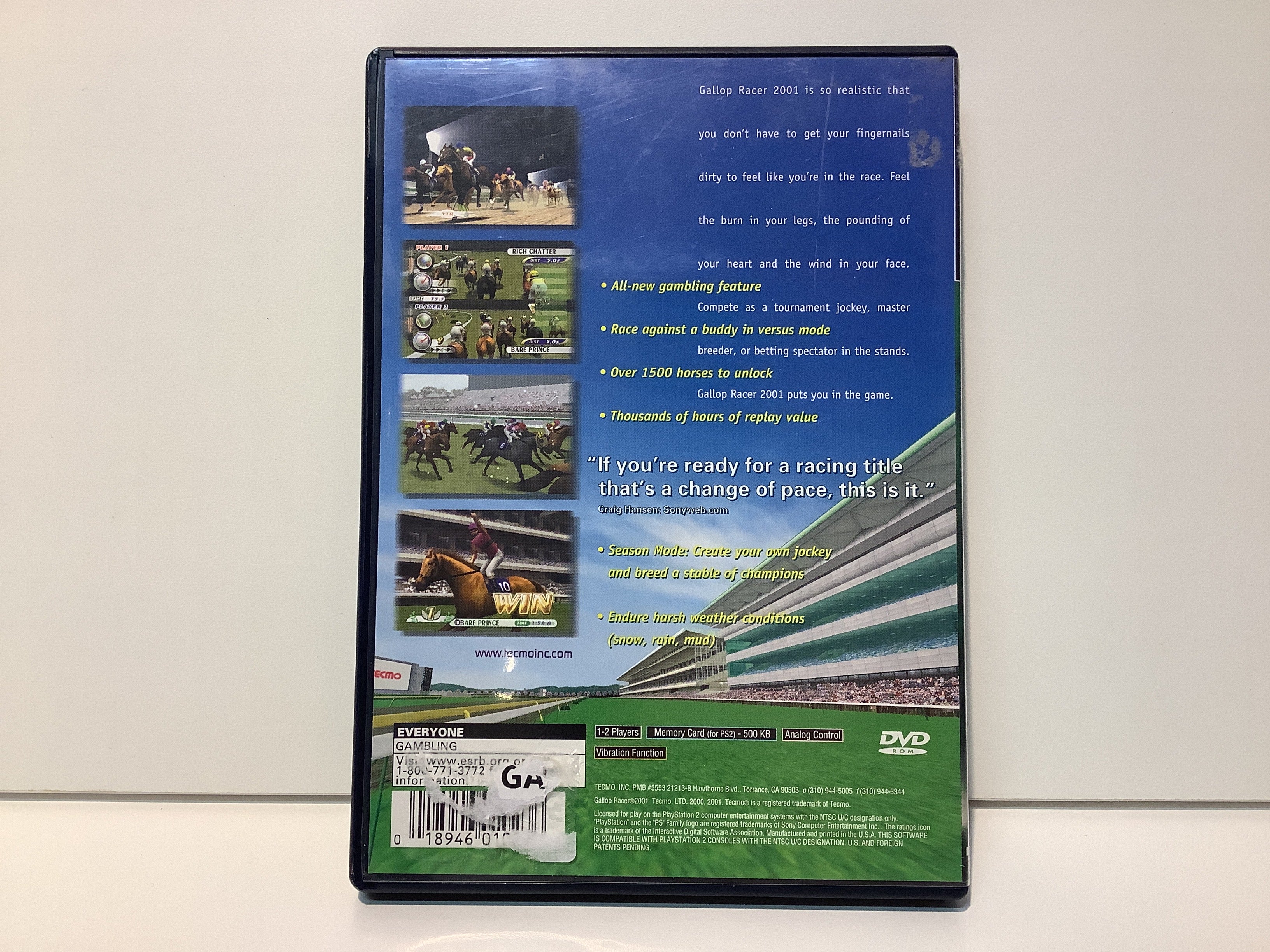 Gallop Racer 2001 - Playstation 2 - Image 2