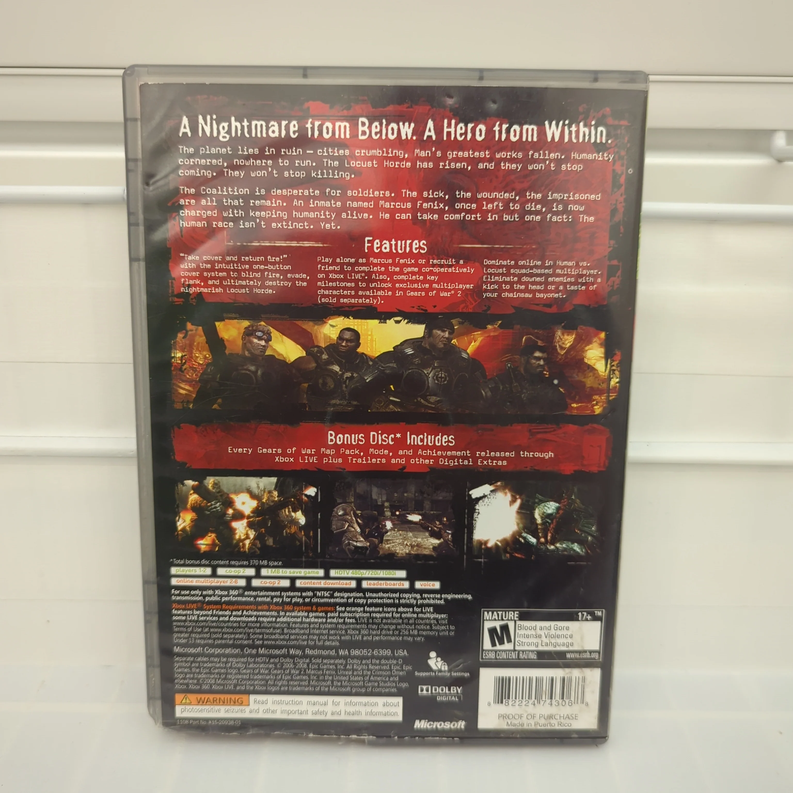 Gears of War [Platinum Hits] - Xbox 360 - Image 2