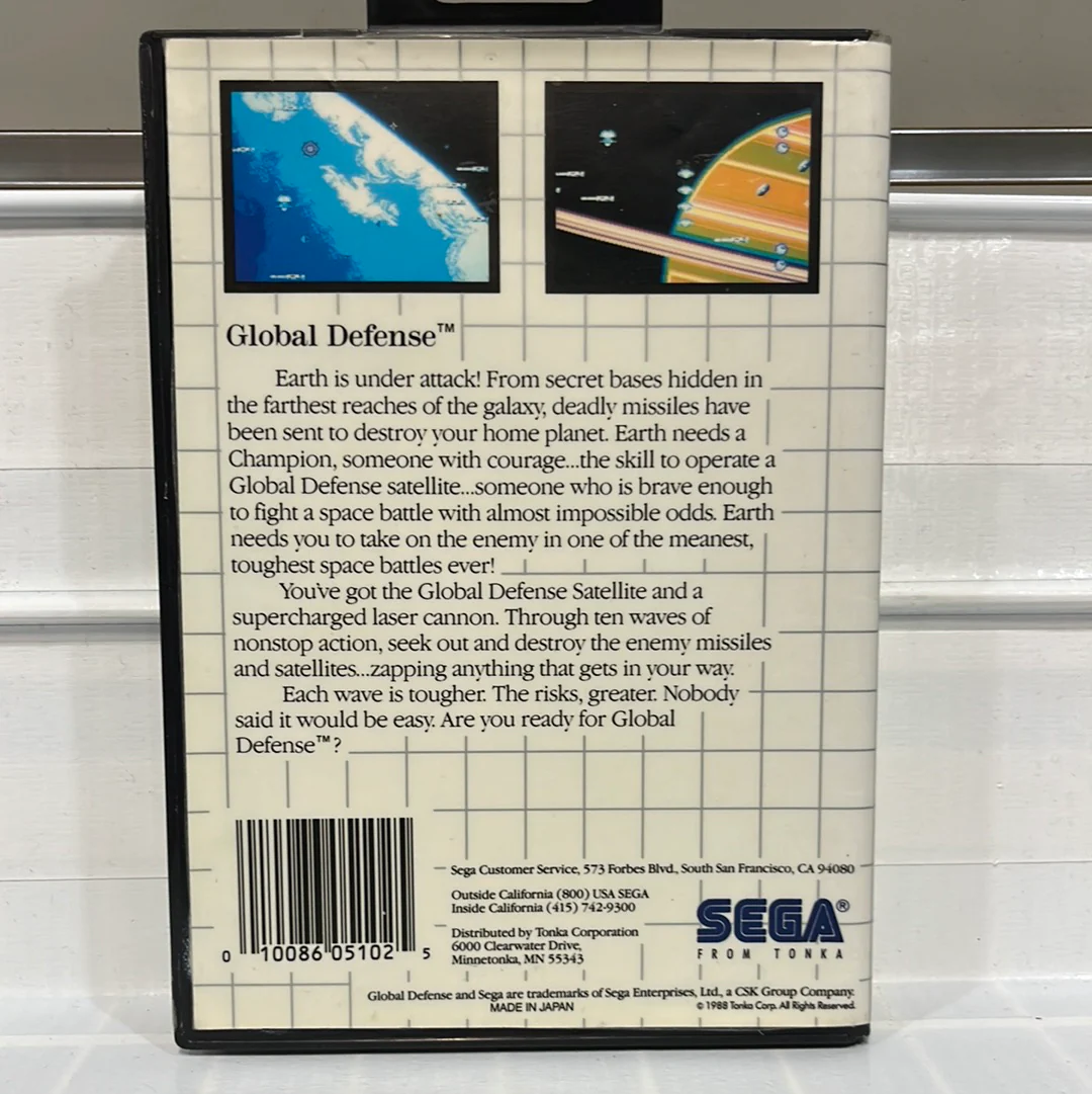 Global Defense - Sega Master System - Image 2