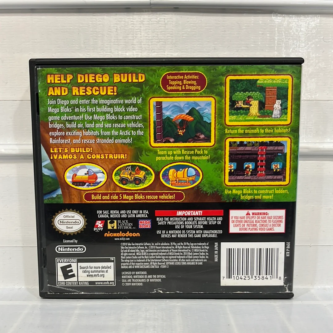 Go, Diego, Go: Mega Bloks Build & Rescue - Nintendo DS - Image 2