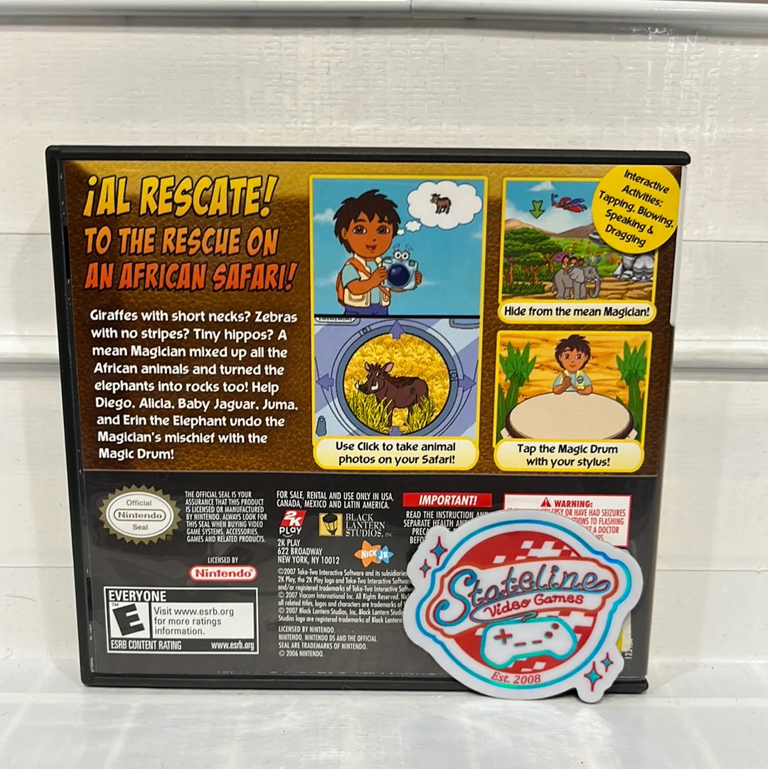 Go, Diego, Go: Safari Rescue - Nintendo DS - Image 2
