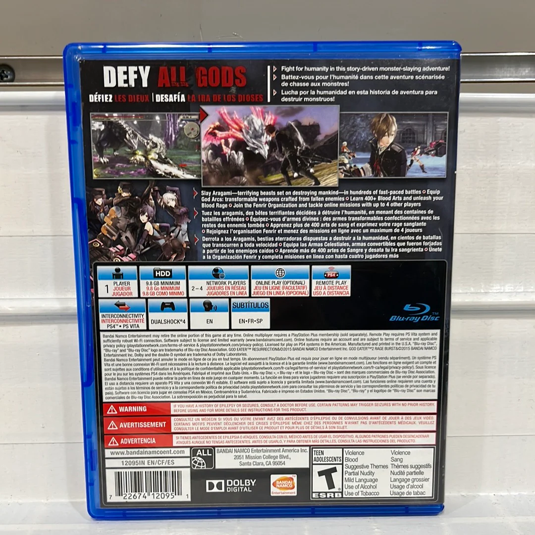 God Eater 2 Rage Burst - Playstation 4 - Image 2