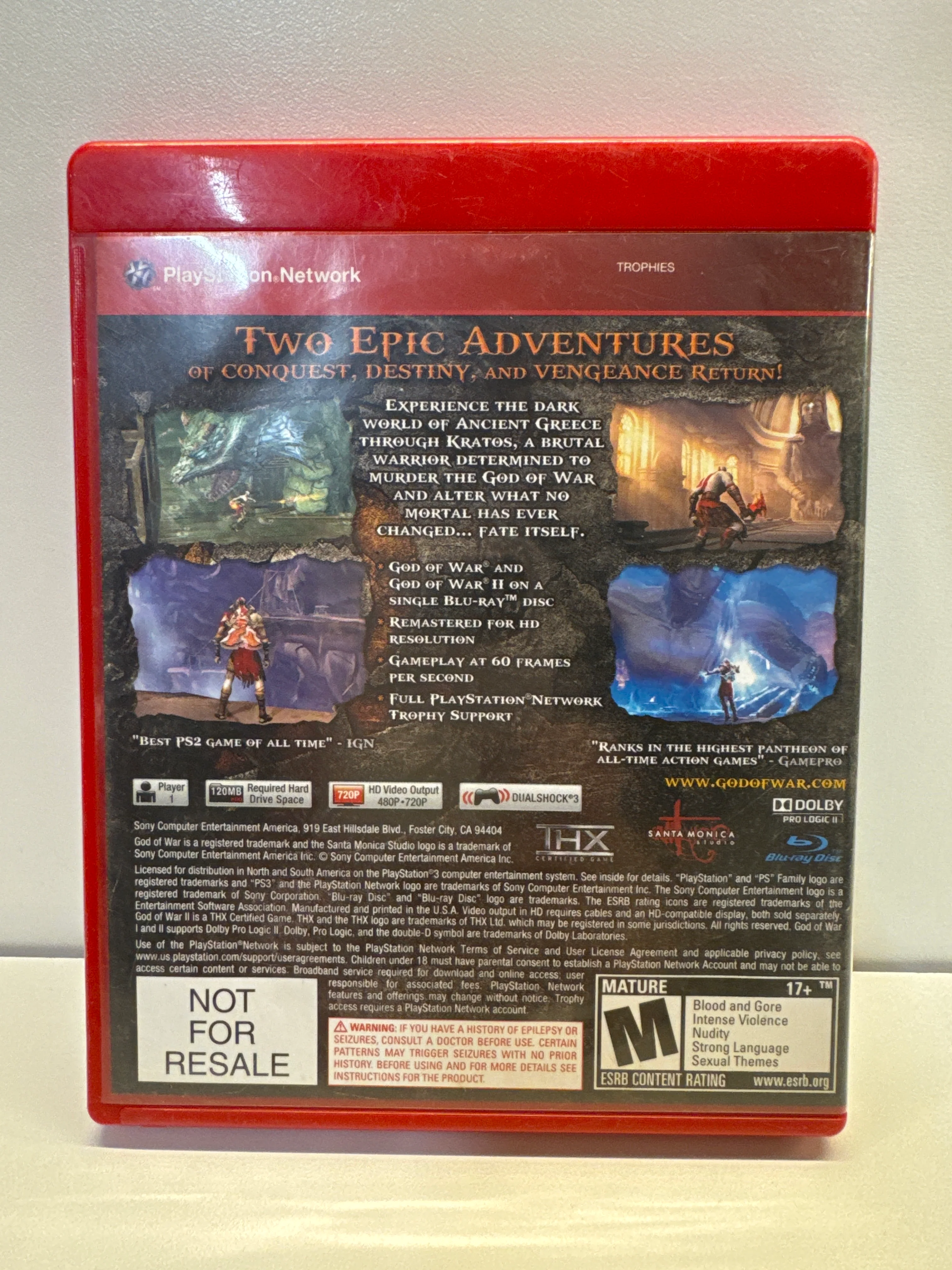 God of War Collection [Greatest Hits] - Playstation 3 - Image 2