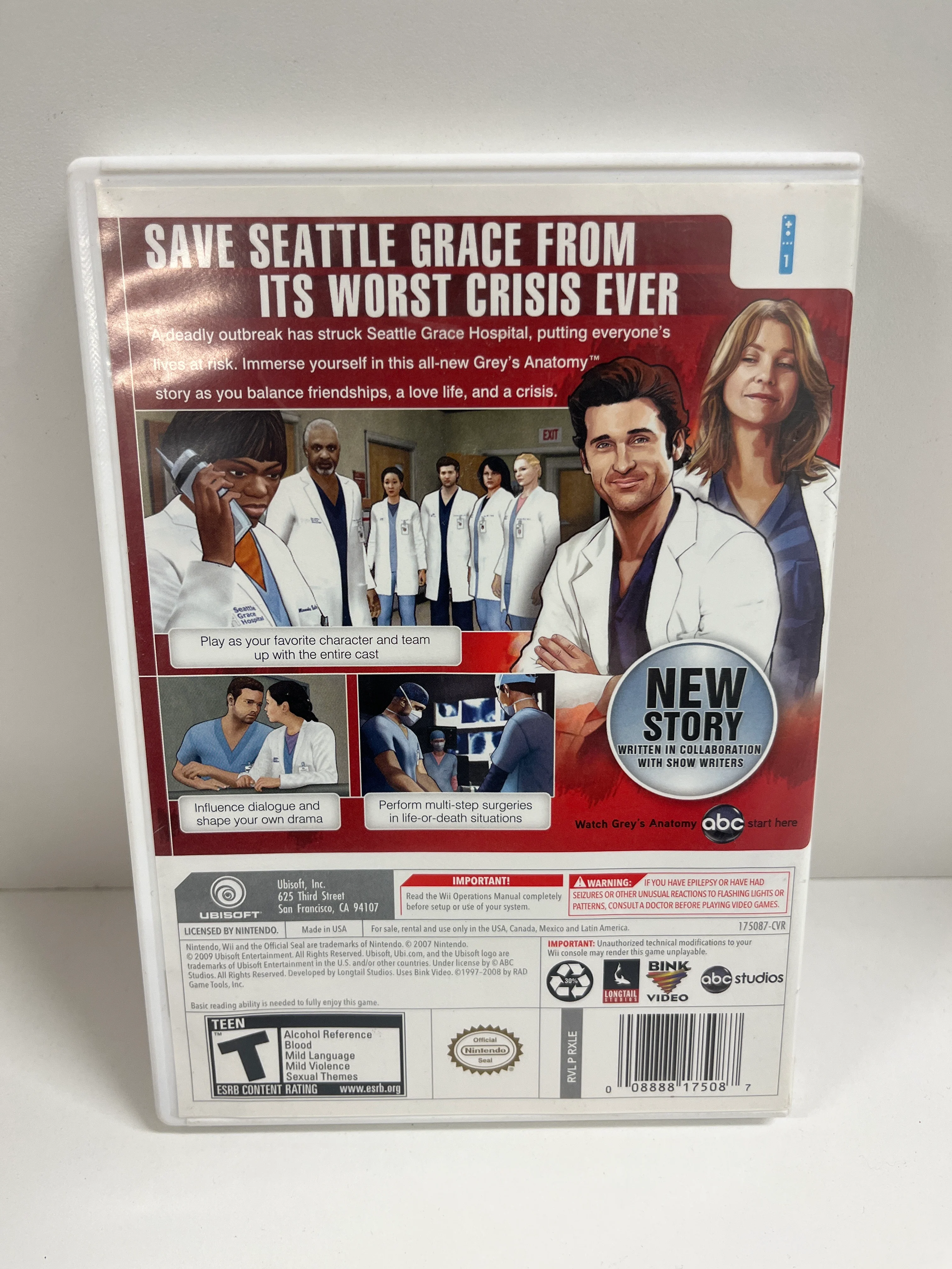 Grey's Anatomy The Video Game - Wii - Image 2