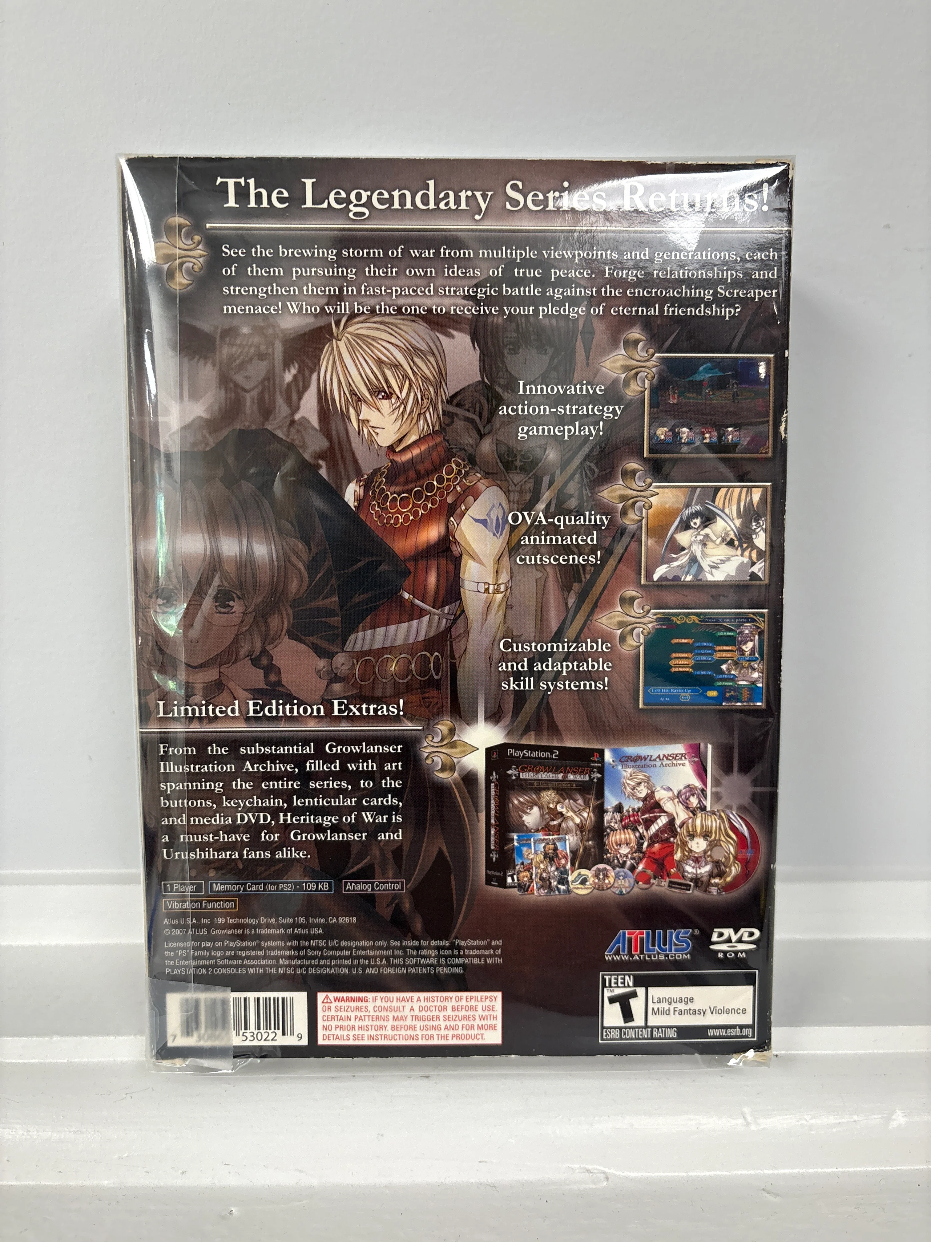 Growlanser Heritage of War [Limited Edition] - Playstation 2 - Image 2