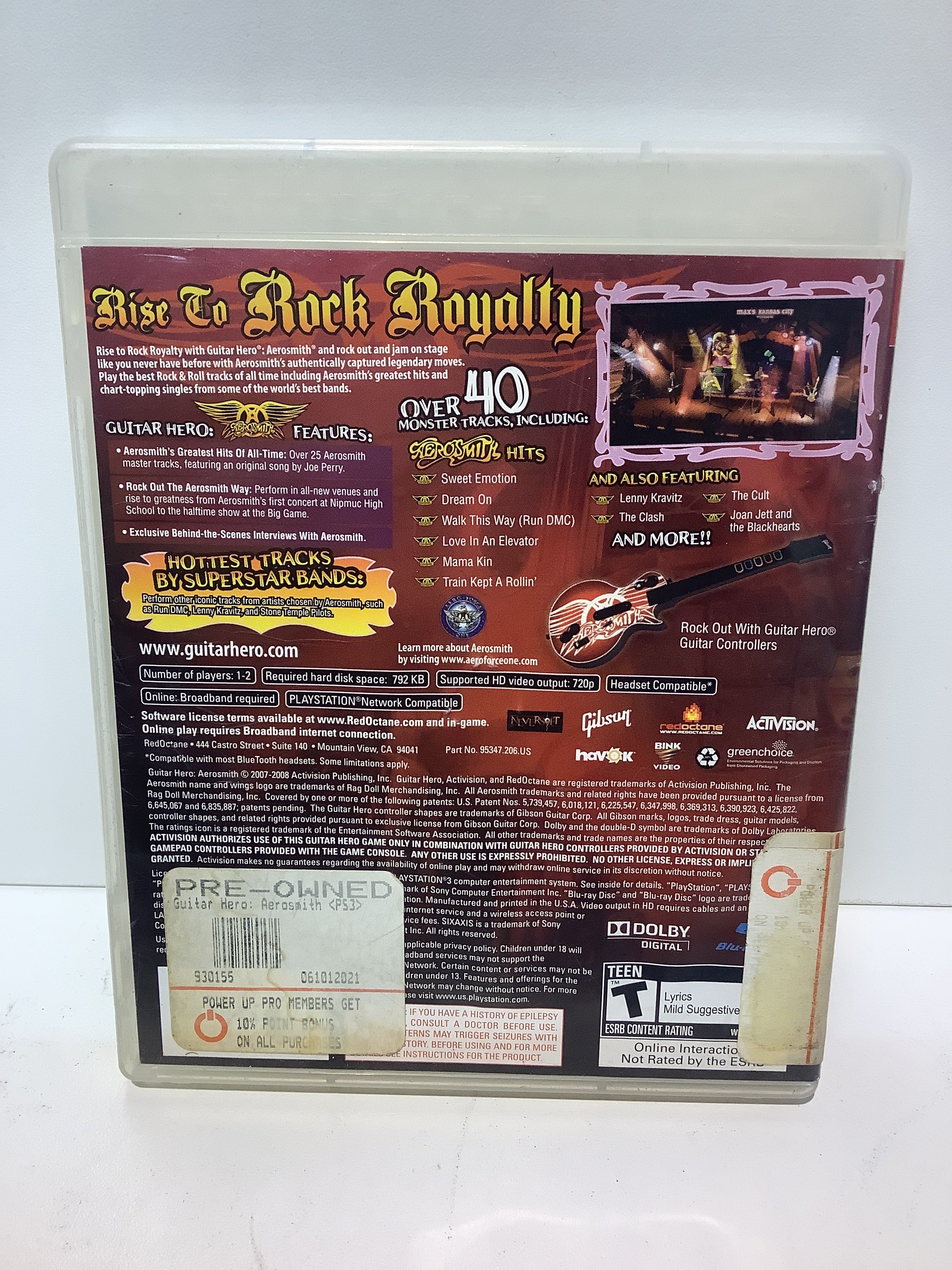Guitar Hero Aerosmith - Playstation 3 - Image 2