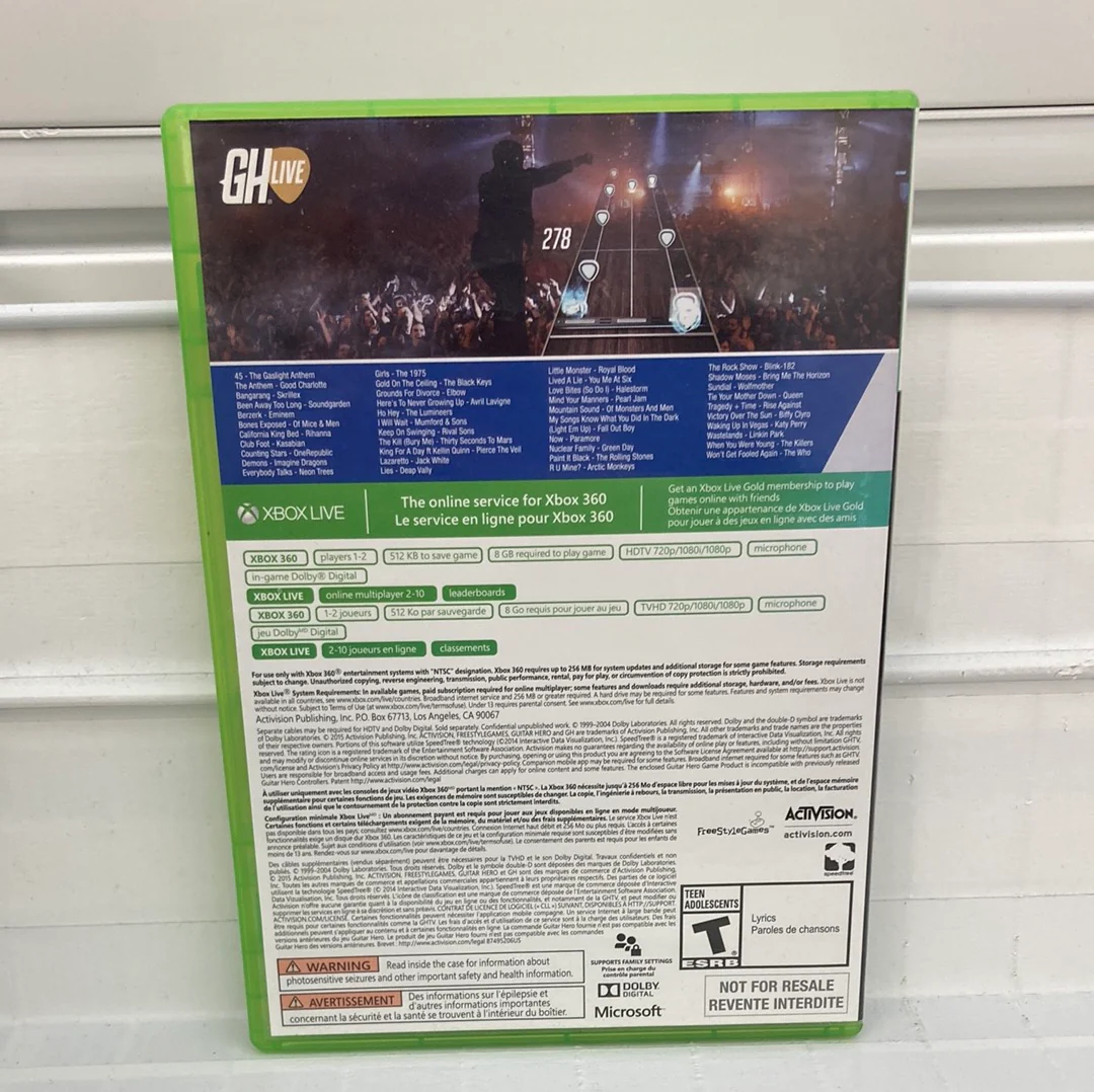 Guitar Hero Live - Xbox 360 - Image 2
