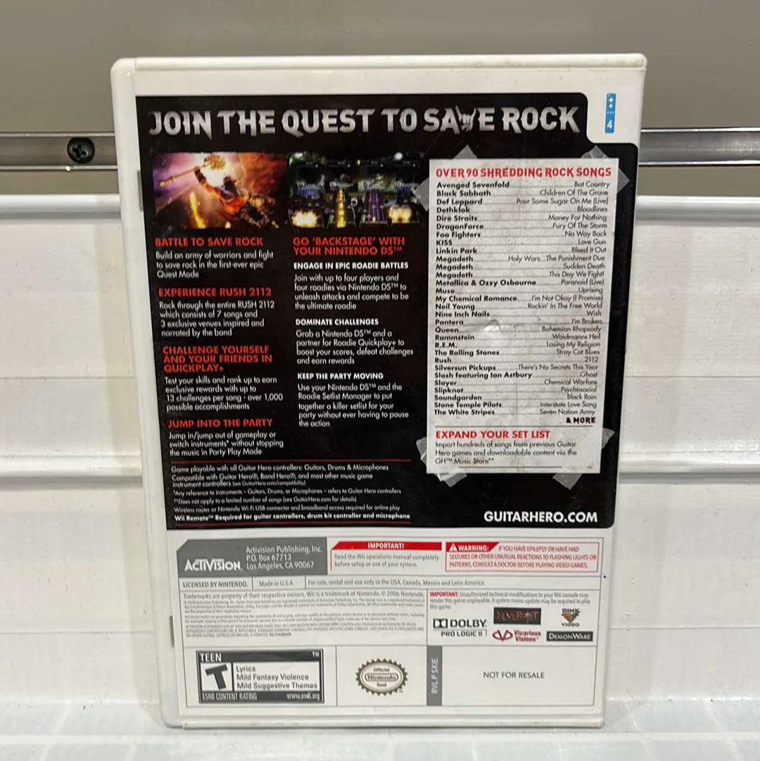 Guitar Hero: Warriors of Rock - Wii - Image 2