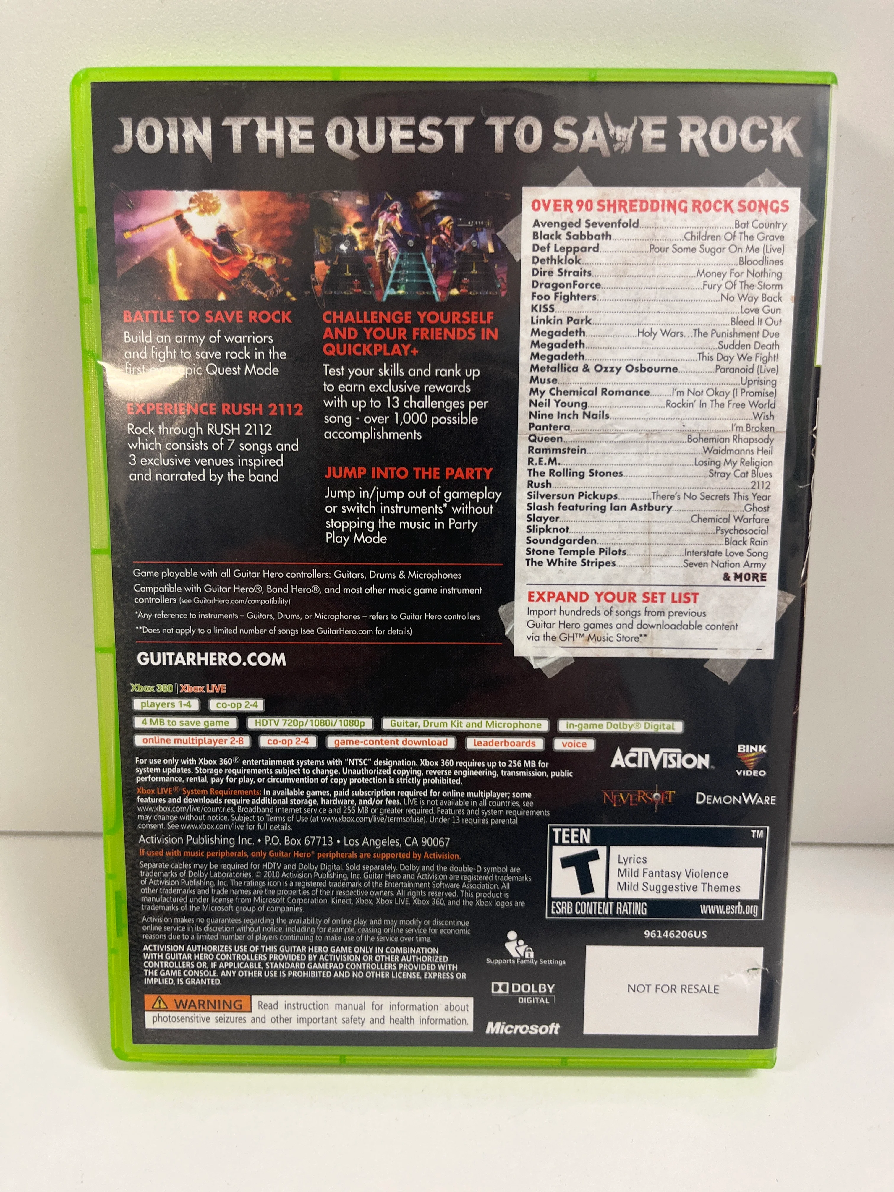 Guitar Hero: Warriors of Rock - Xbox 360 - Image 2