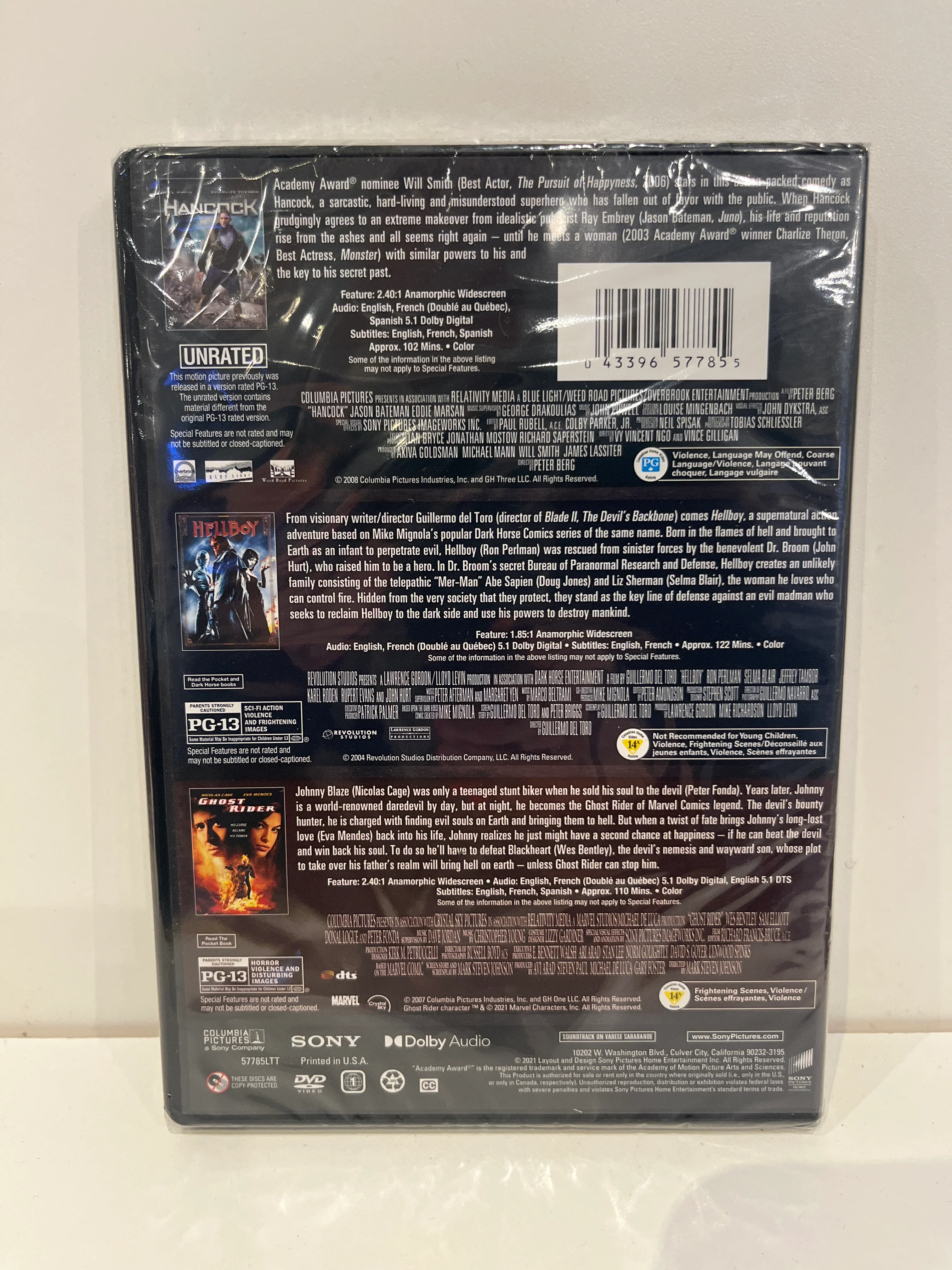 Hancock / Hellboy / Ghost Rider - DVD - Image 2