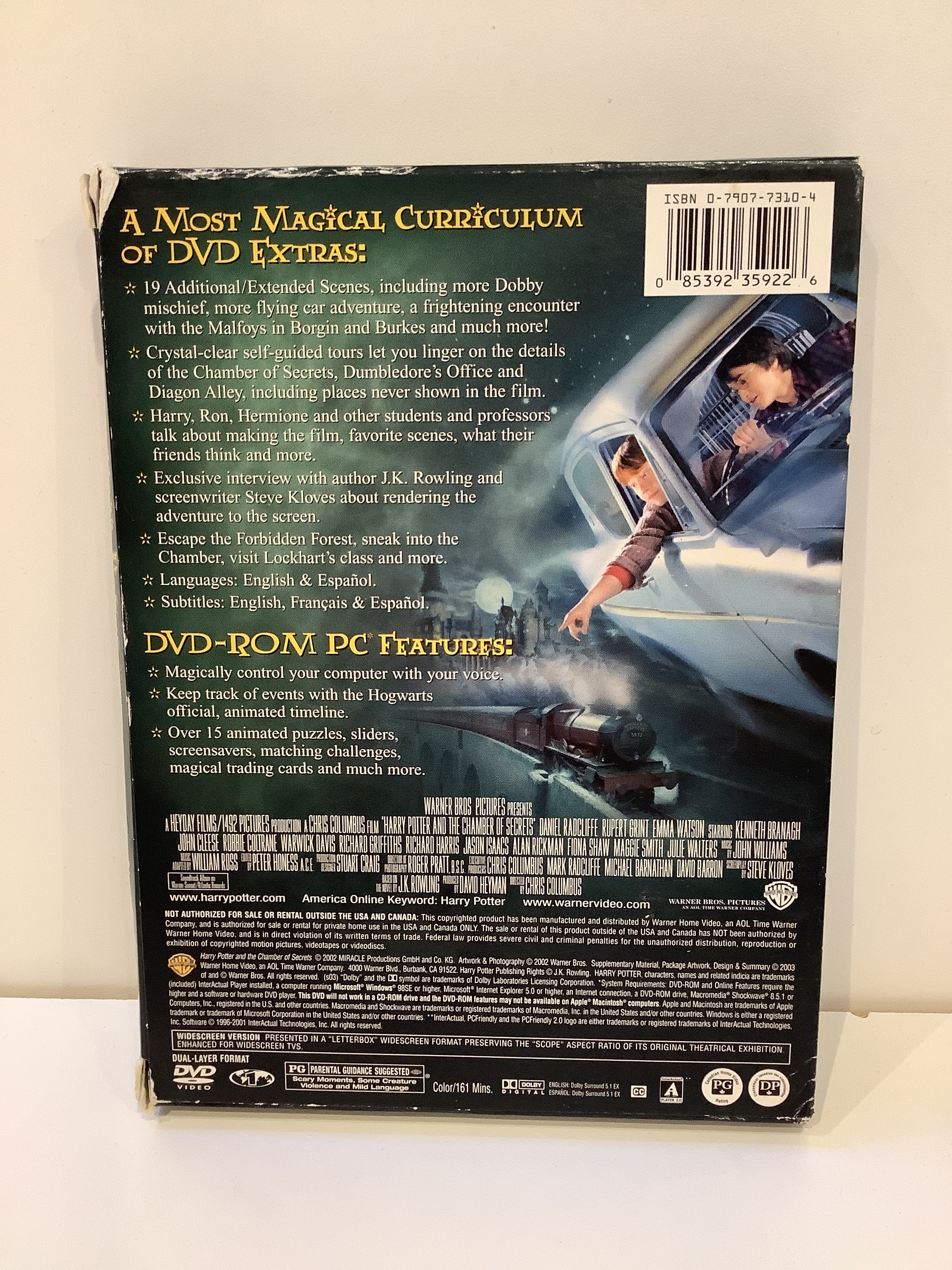 Harry Potter and the Chamber of Secrets - DVD - Image 2