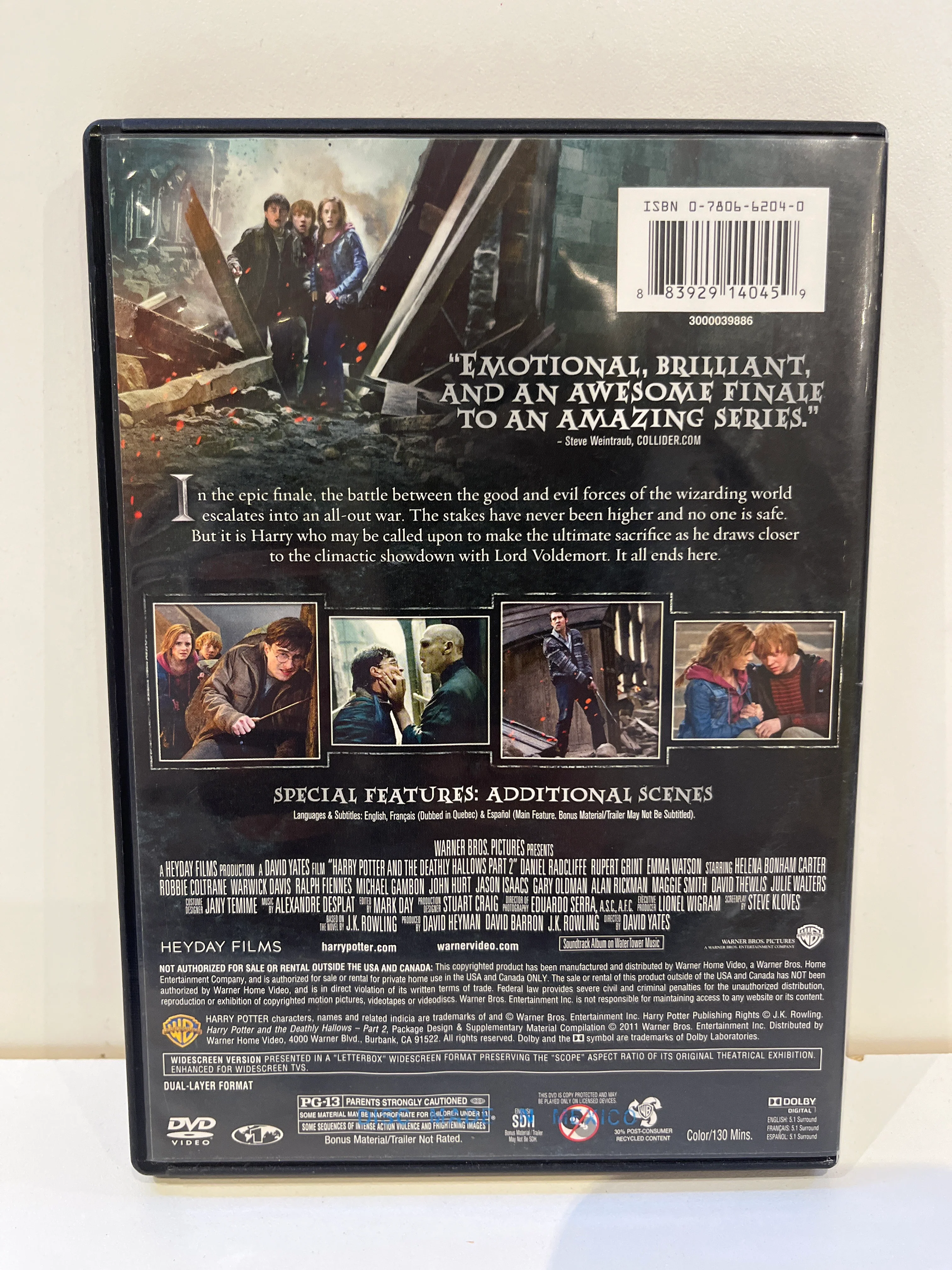 Harry Potter and the Deathly Hallows: Part 2 - DVD - Image 2