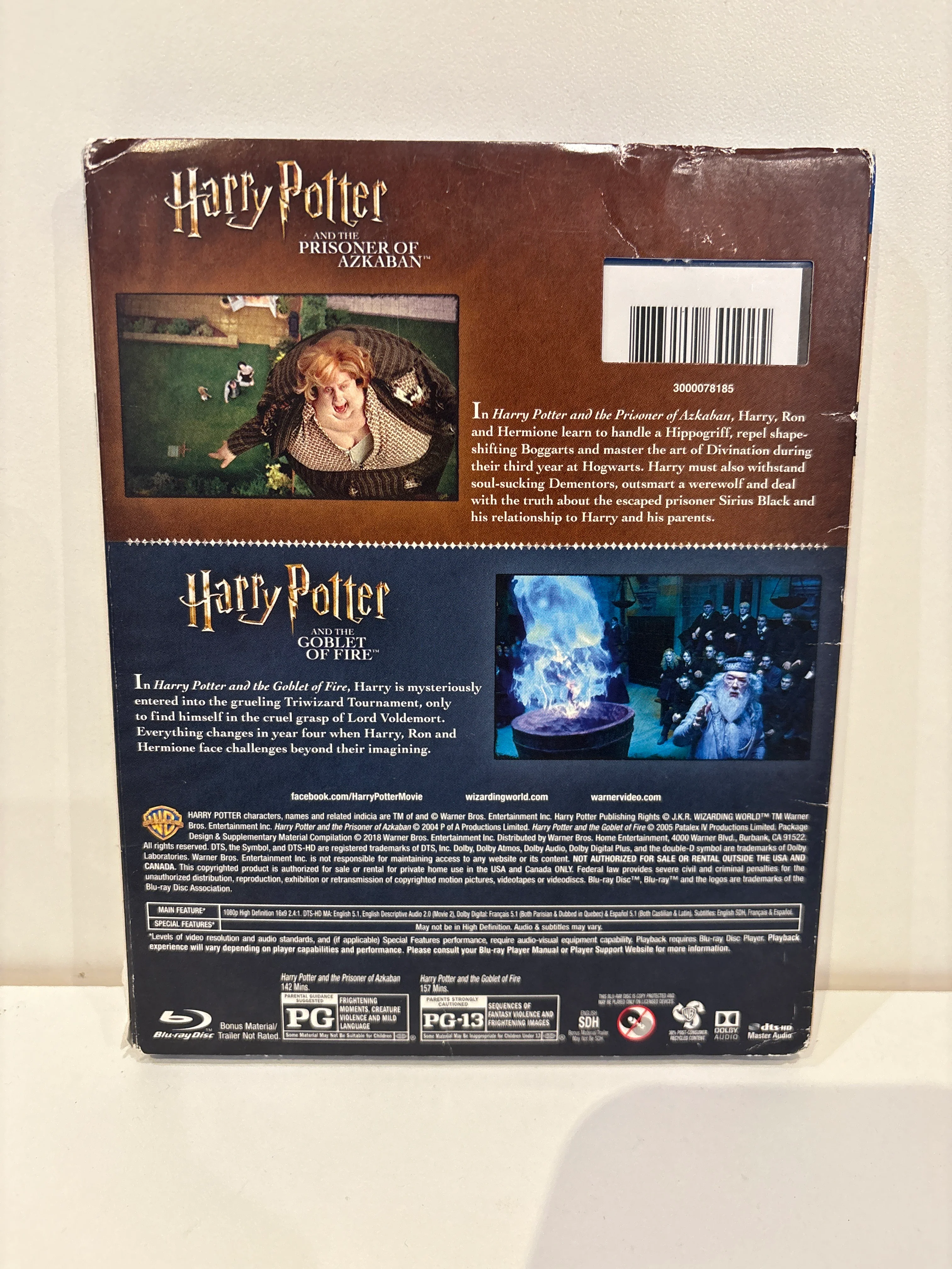 Harry Potter Years 3 & 4 Prison of Azkaban & Goblet of Fire - Blu-Ray - Image 2