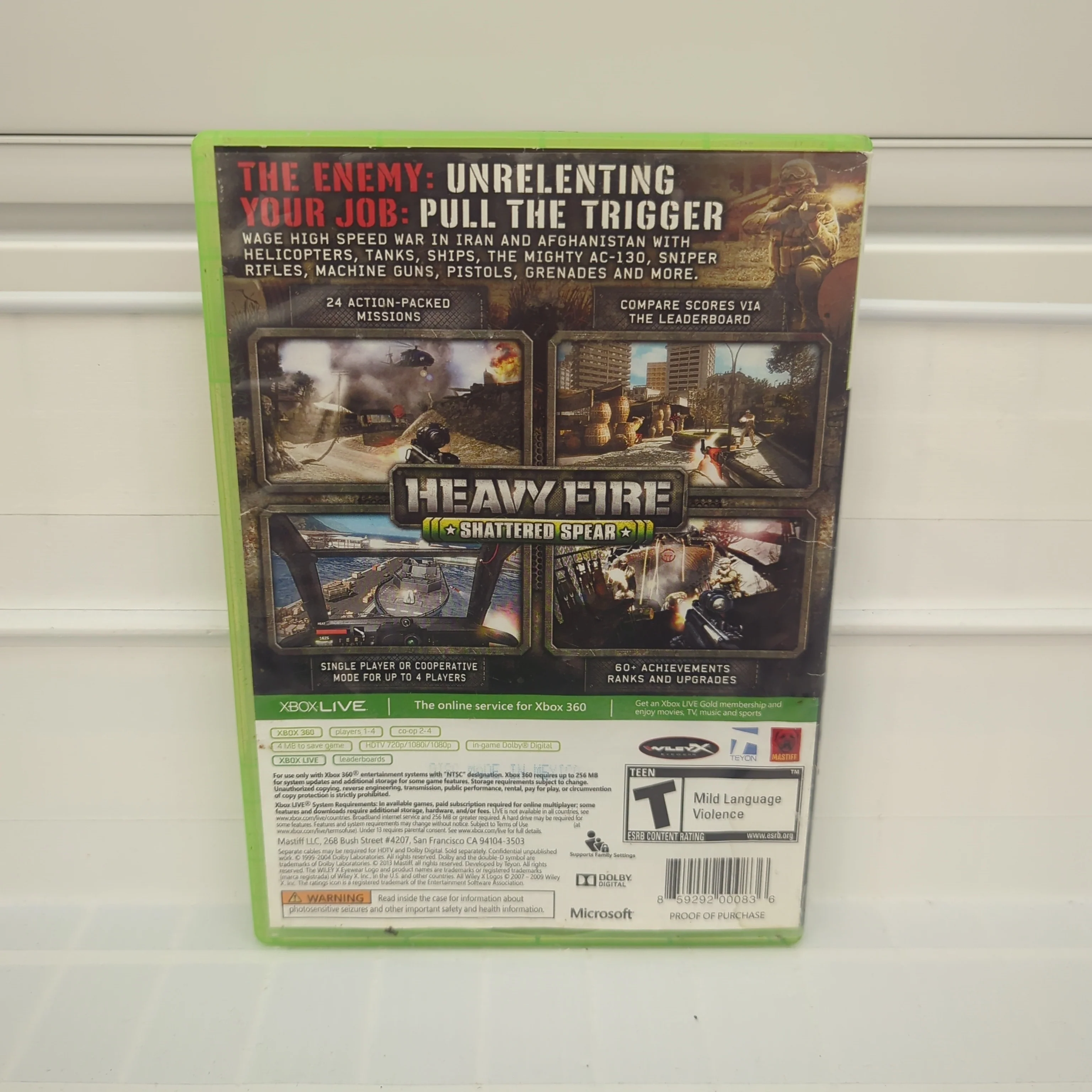 Heavy Fire: Shattered Spear - Xbox 360 - Image 2