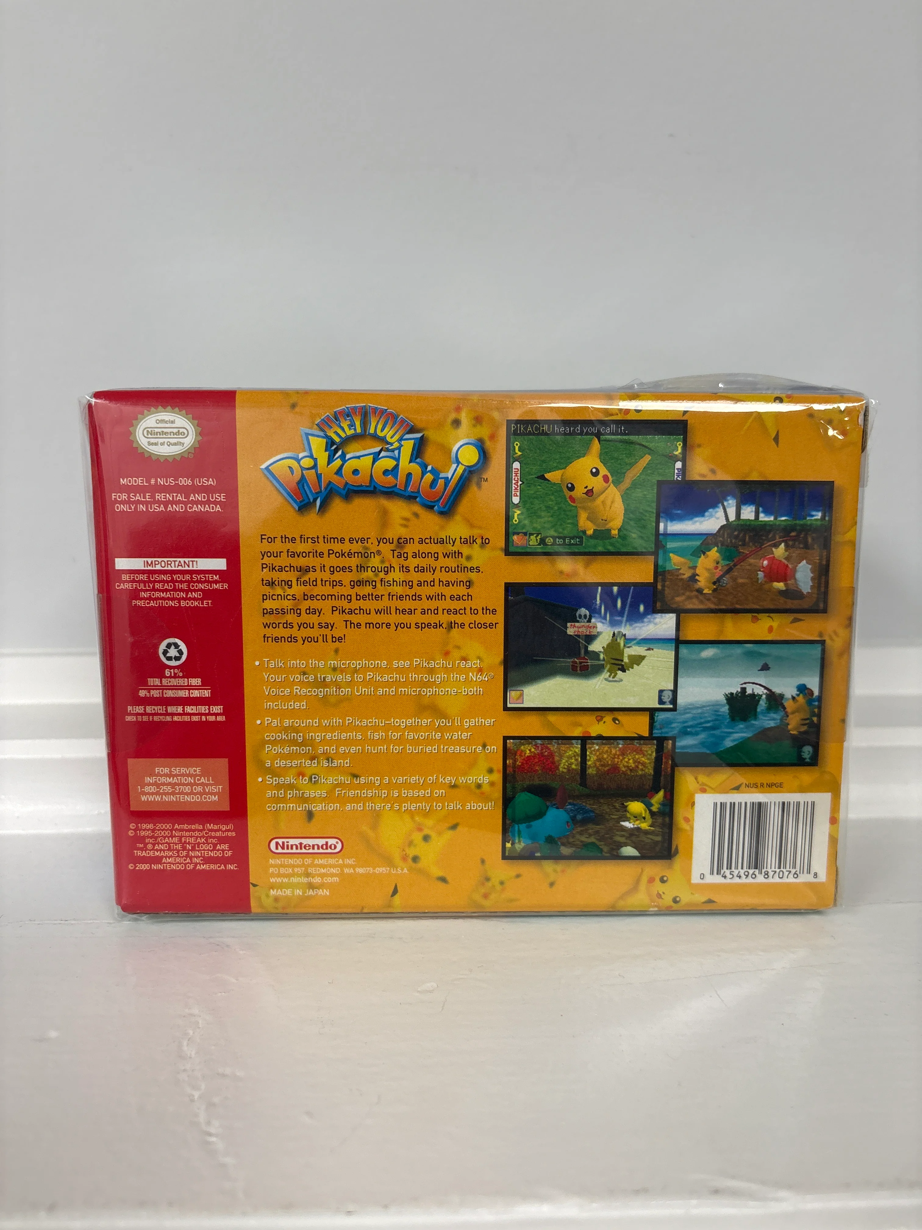 Hey You Pikachu [Microphone Bundle] - Nintendo 64 - Image 3