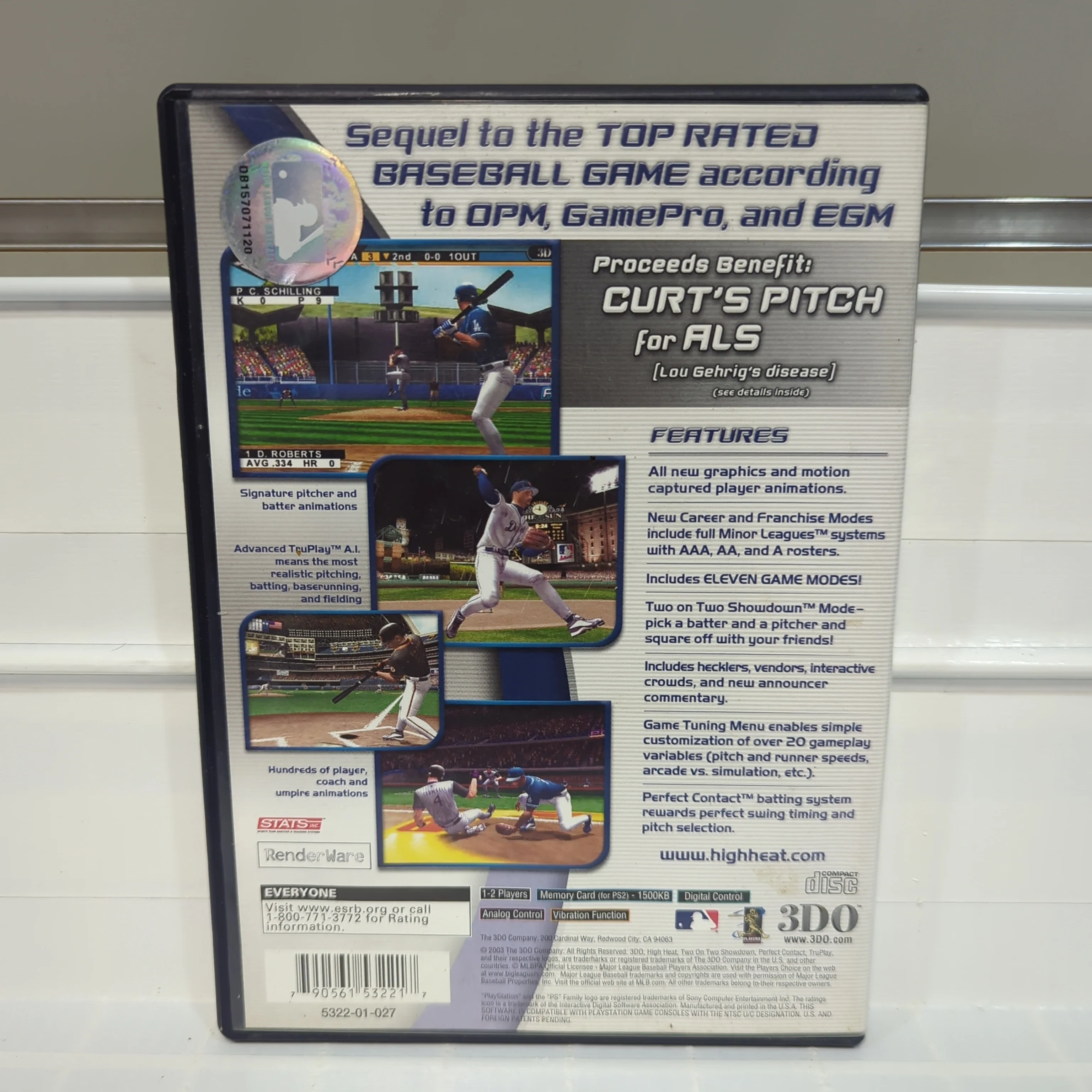 High Heat Major League Baseball 2004 - Playstation 2 - Image 2