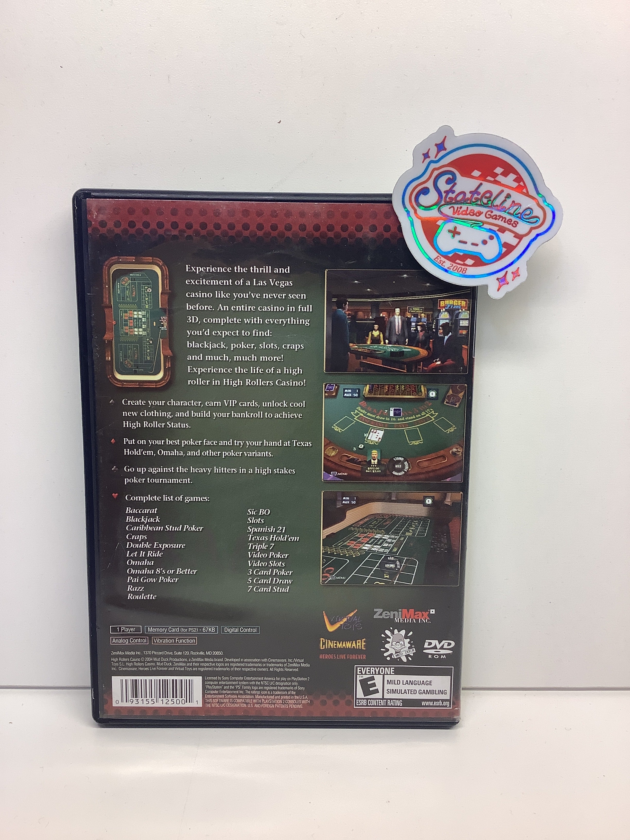 High Rollers Casino - Playstation 2 - Image 2