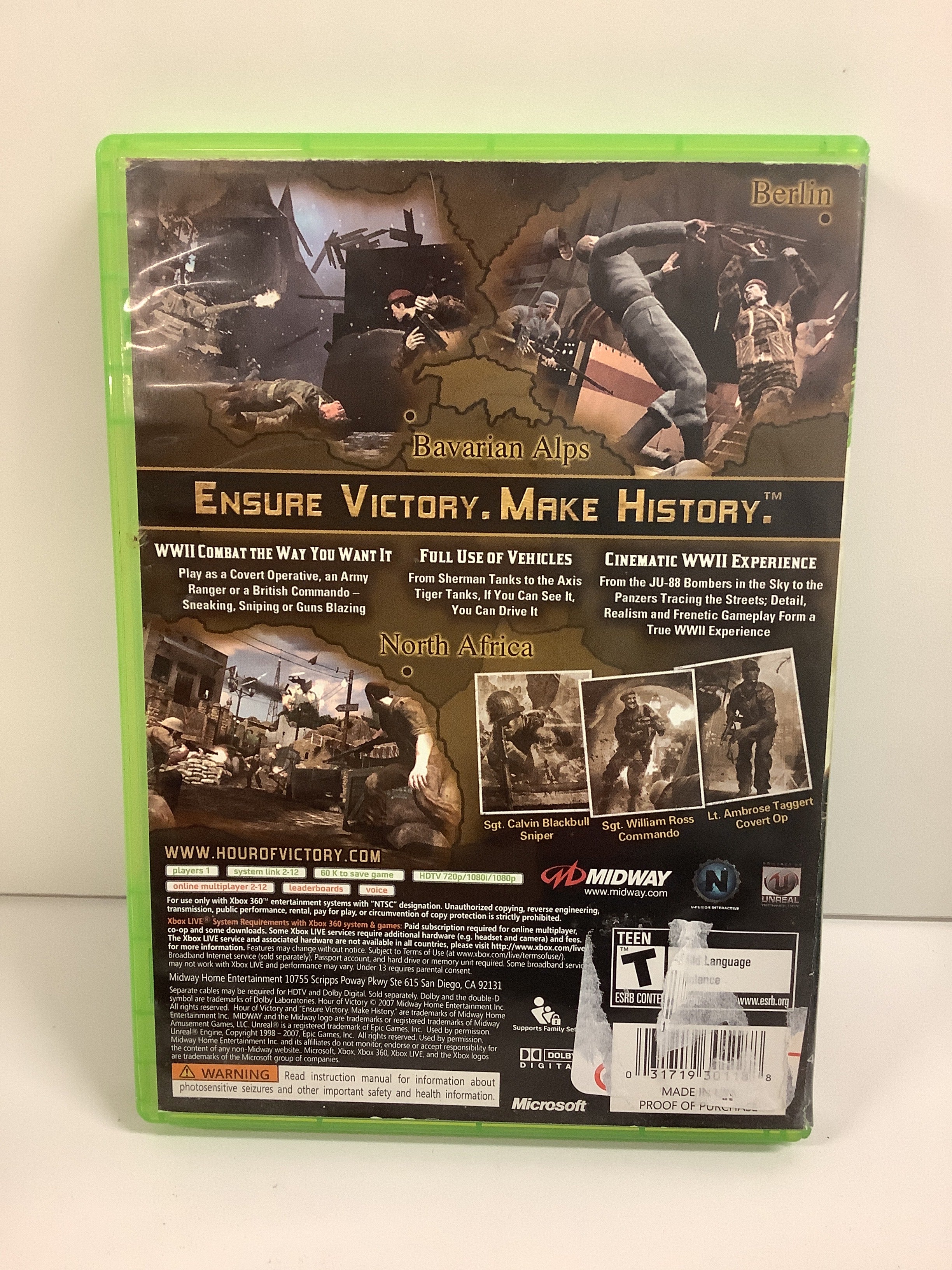 Hour Of Victory - Xbox 360 - Image 2