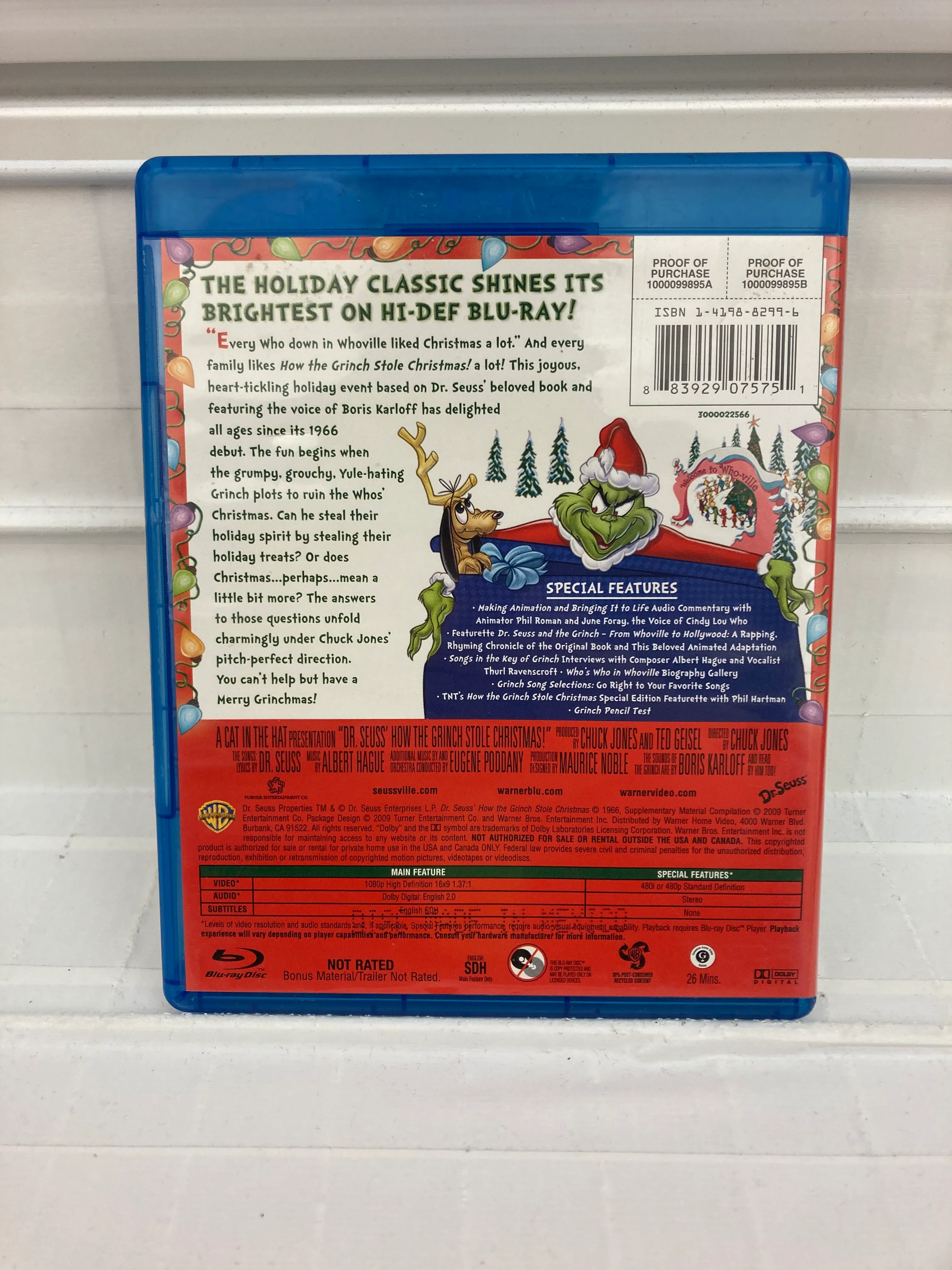 How The Grinch Stole Christmas - Blu Ray - Image 2