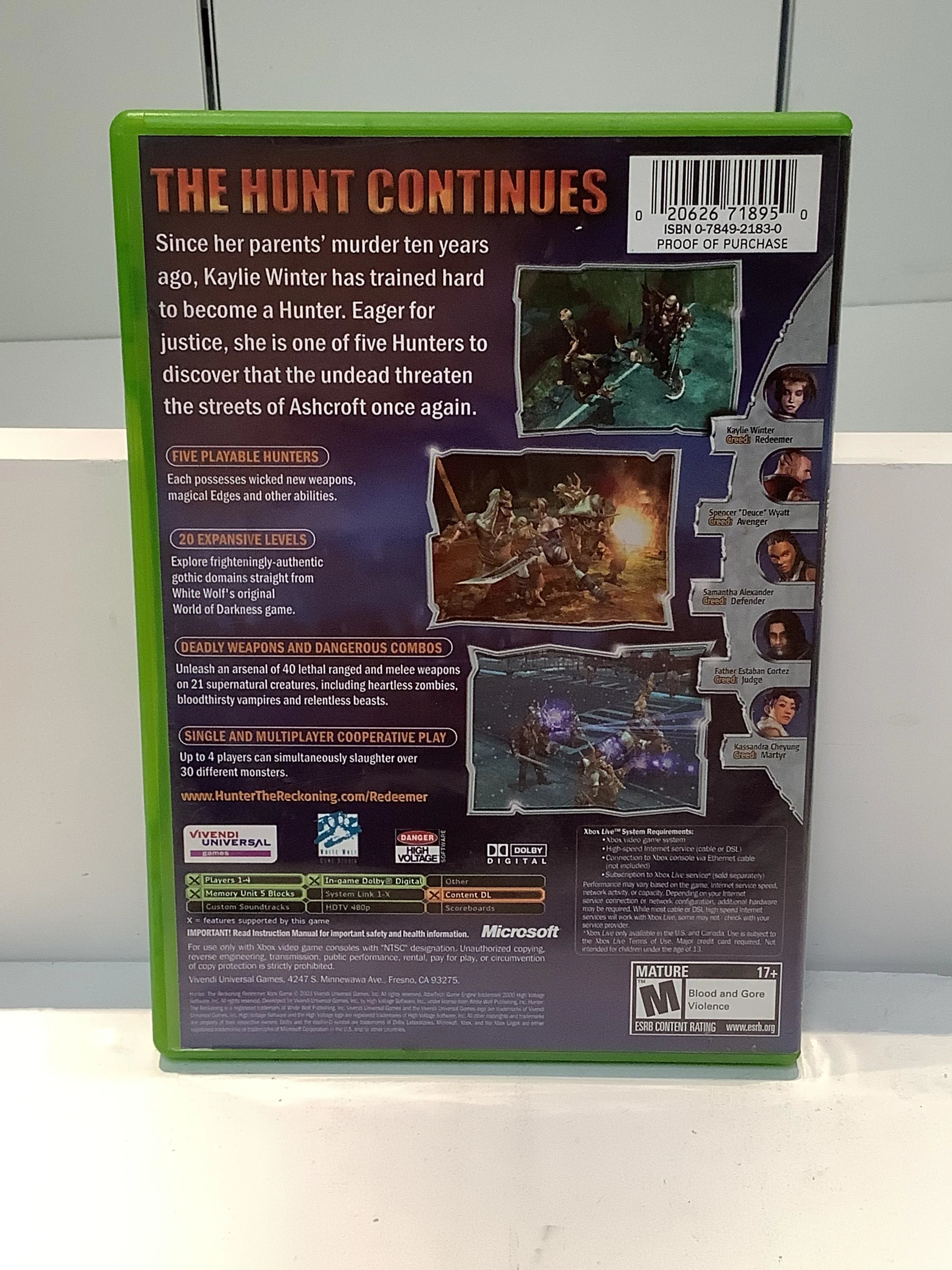 Hunter the Reckoning Redeemer - Xbox - Image 2