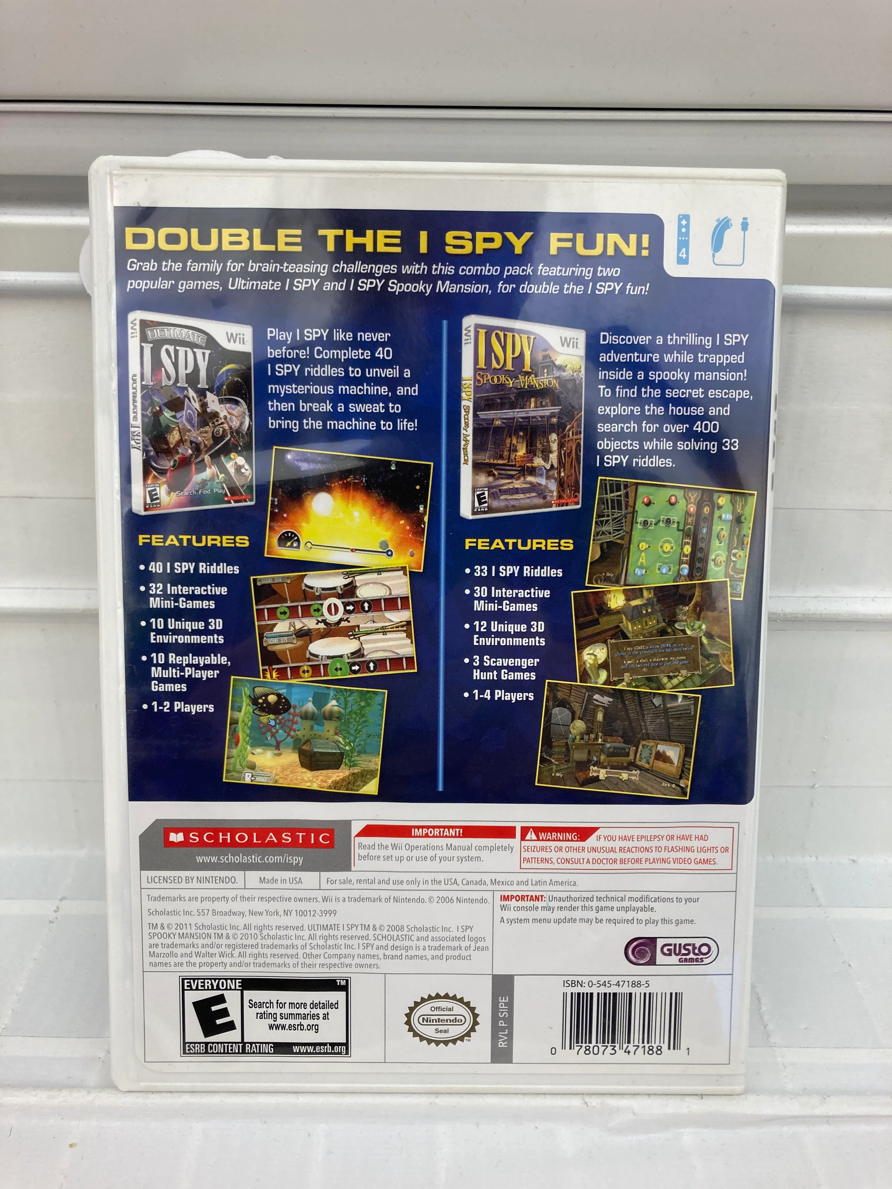 I Spy Game Pack: Ultimate and Spooky Mansion - Wii - Image 2
