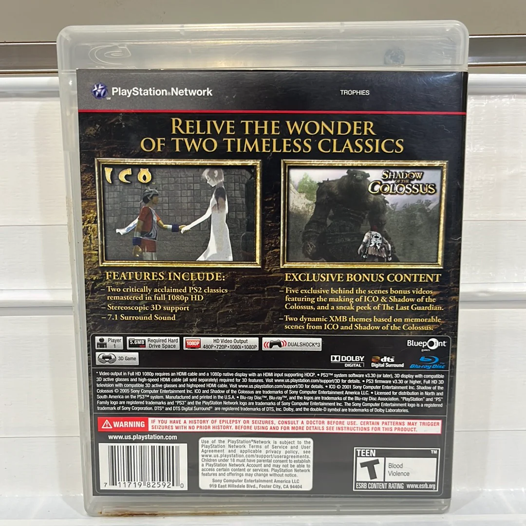 Ico & Shadow of the Colossus Collection - Playstation 3 - Image 2