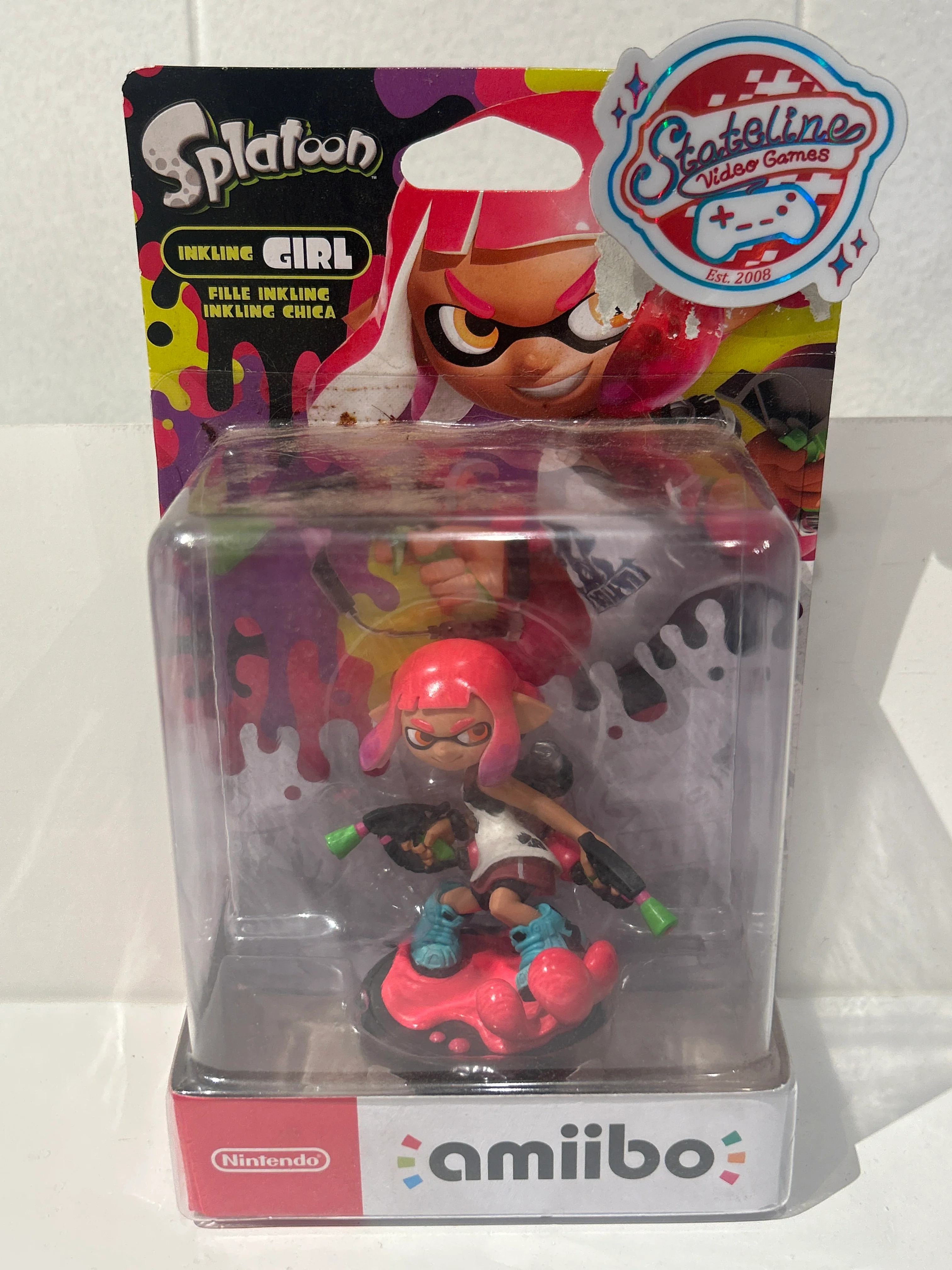 Inkling Girl - Neon Pink - Amiibo