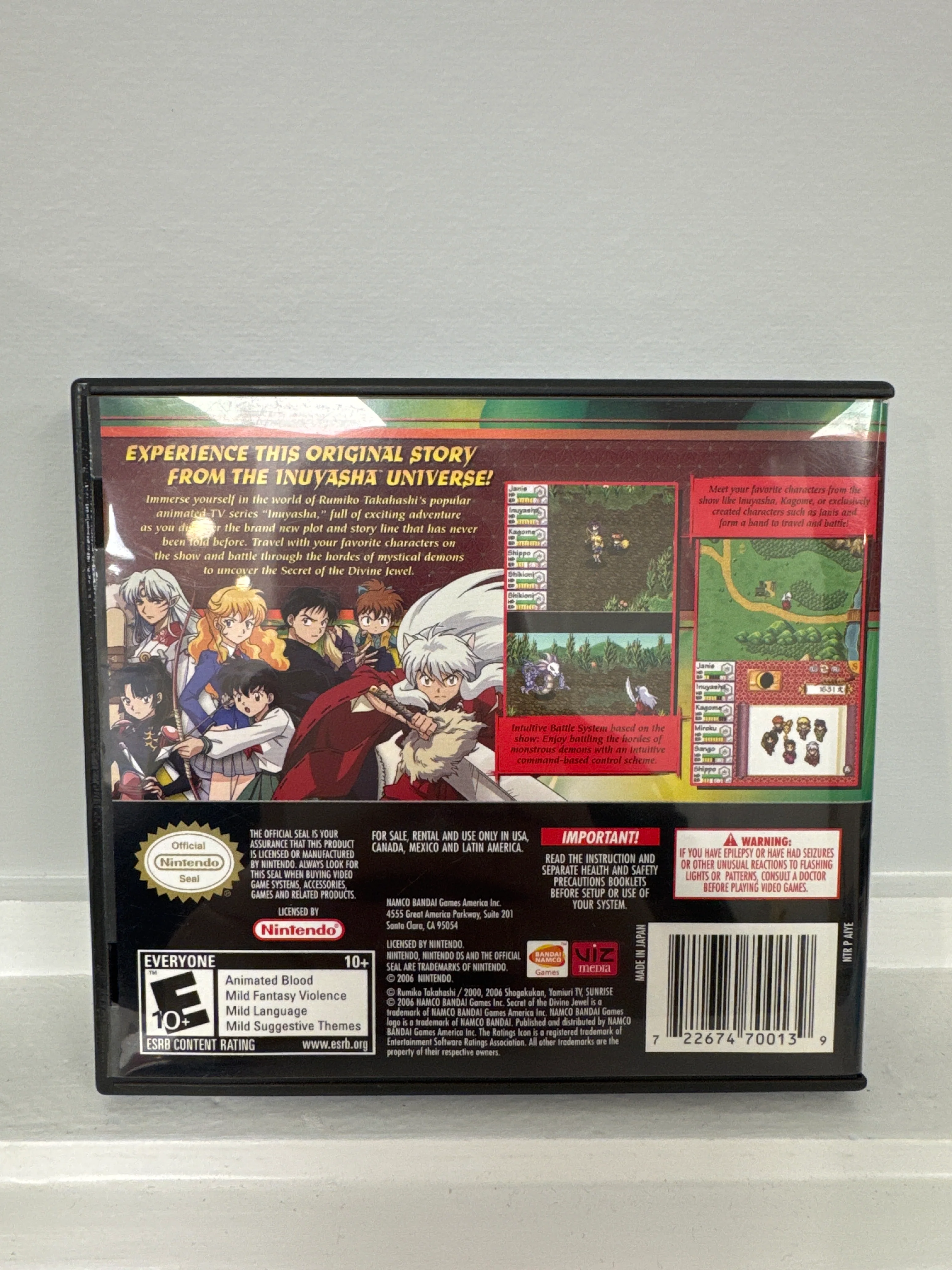 Inuyasha Secret of the Divine Jewel - Nintendo DS - Image 2
