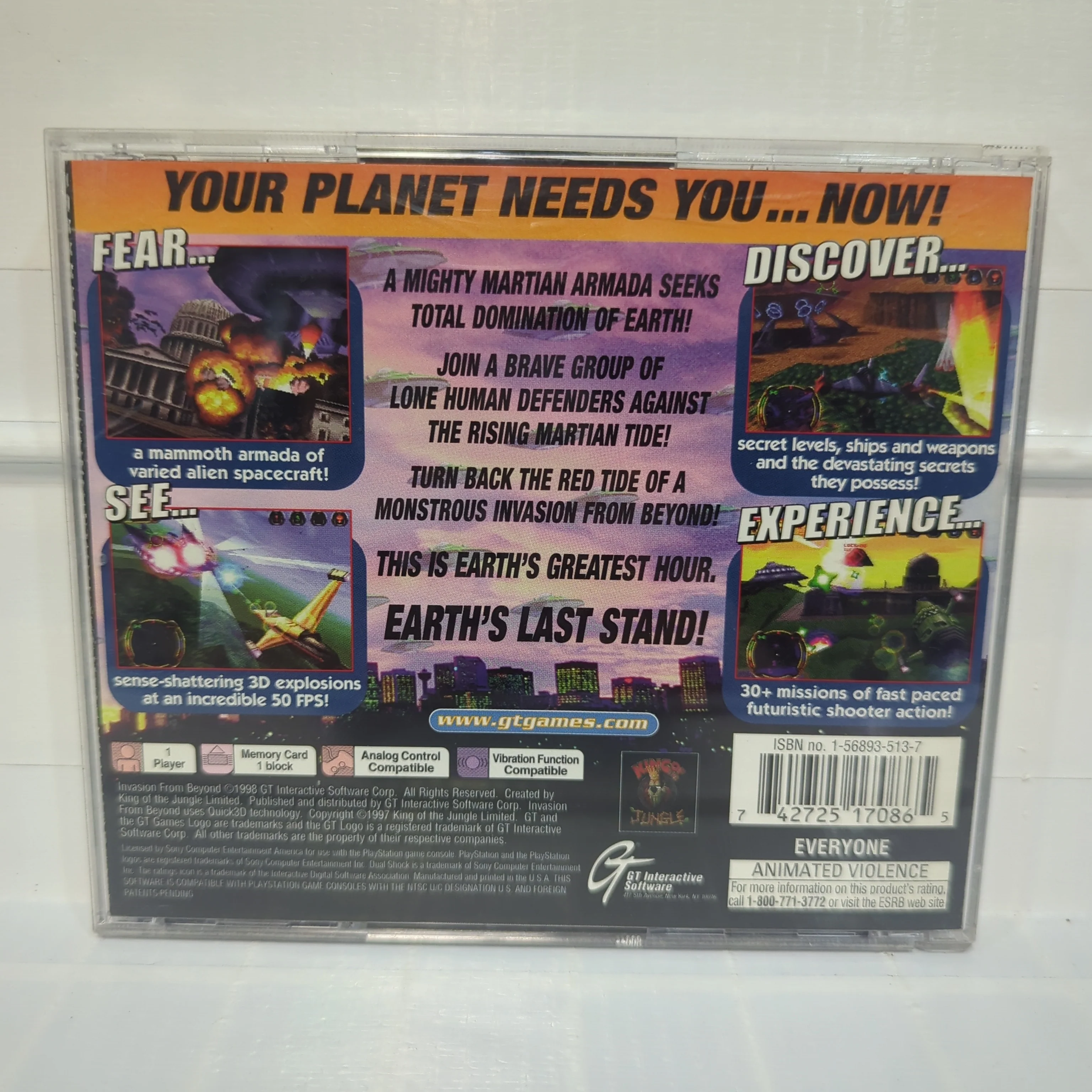 Invasion from Beyond - Playstation - Image 2