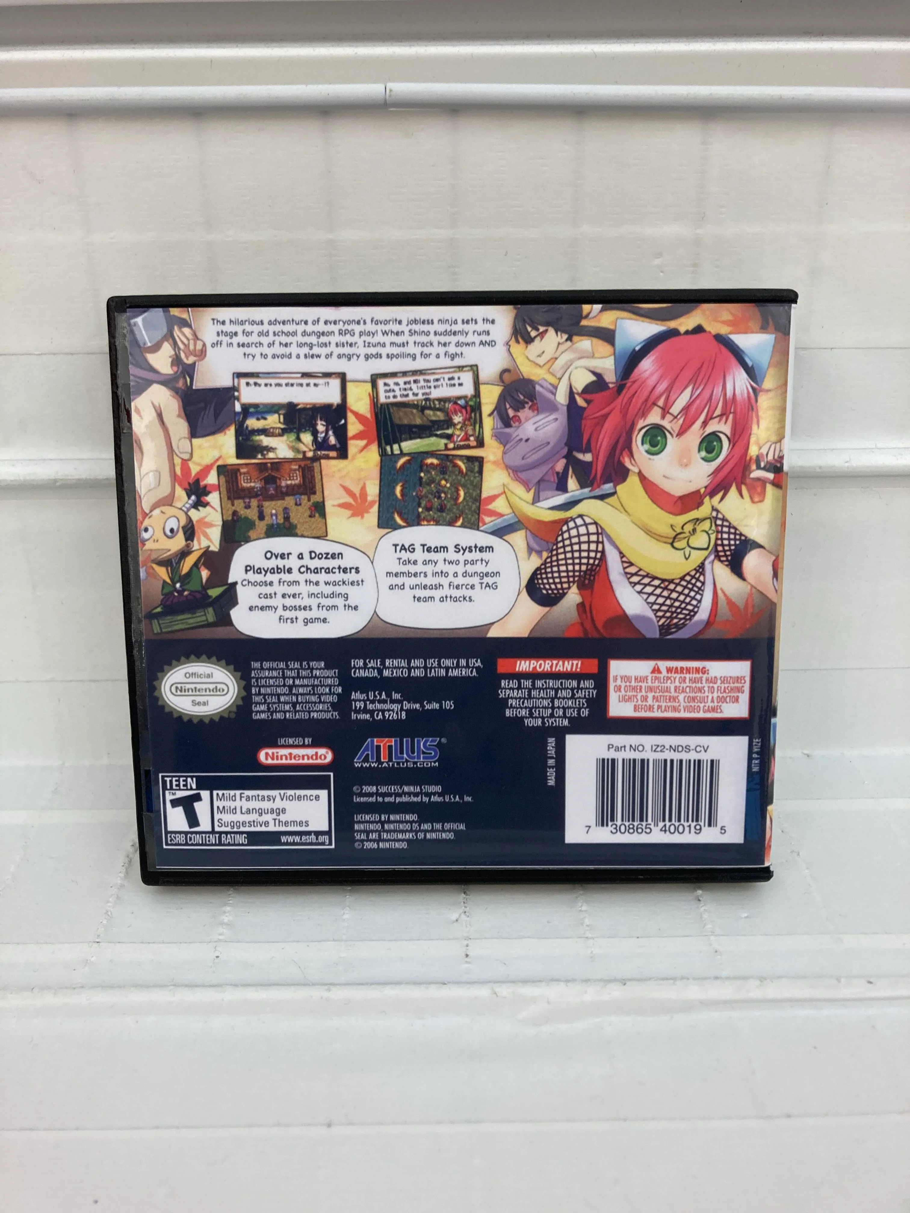 Izuna 2 The Unemployed Ninja Returns - Nintendo DS - Image 2