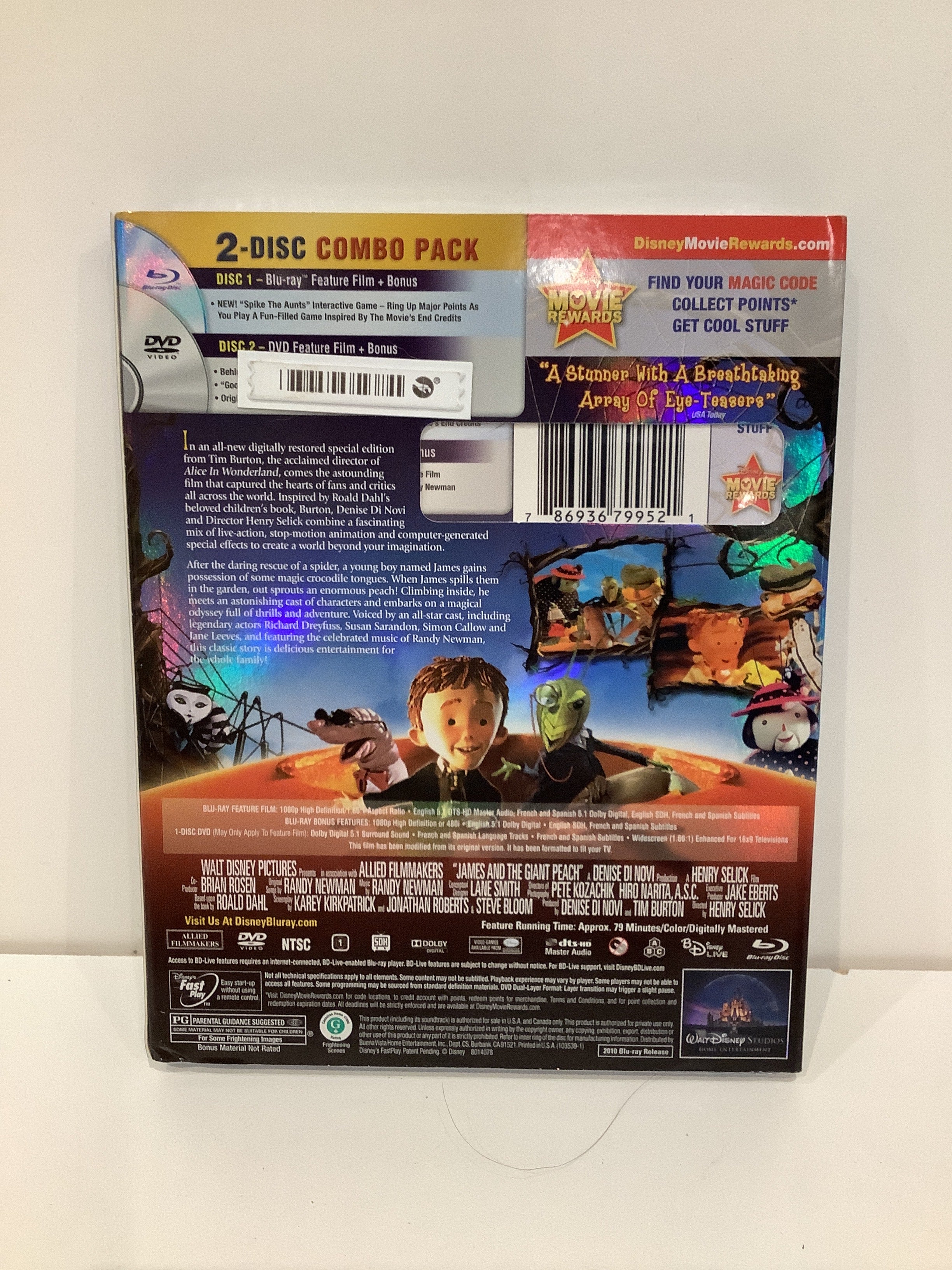 James And The Giant Peach - Blu-Ray - Image 2