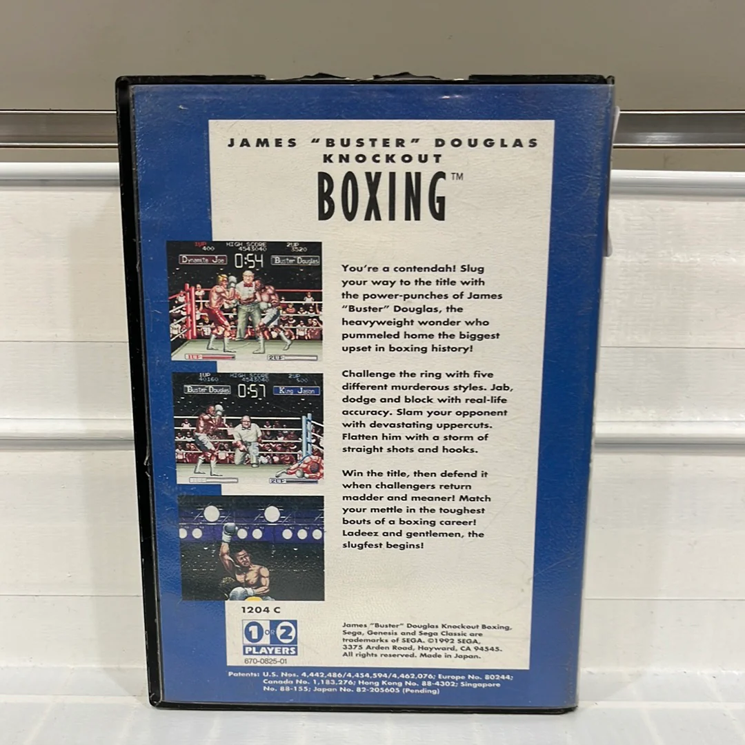 James Buster Douglas Knockout Boxing - Sega Genesis - Image 2