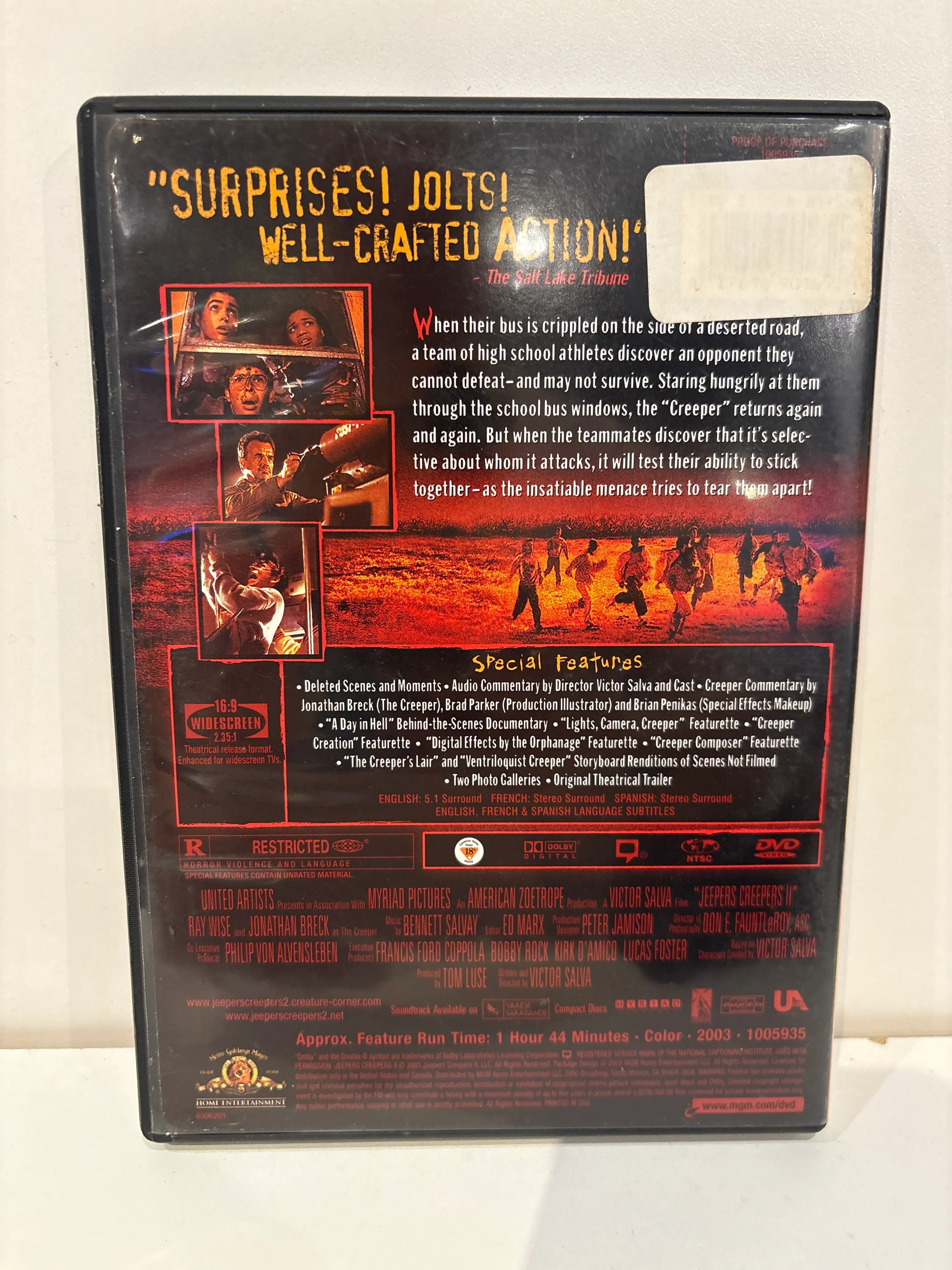 Jeepers Creepers 2 - DVD - Image 2