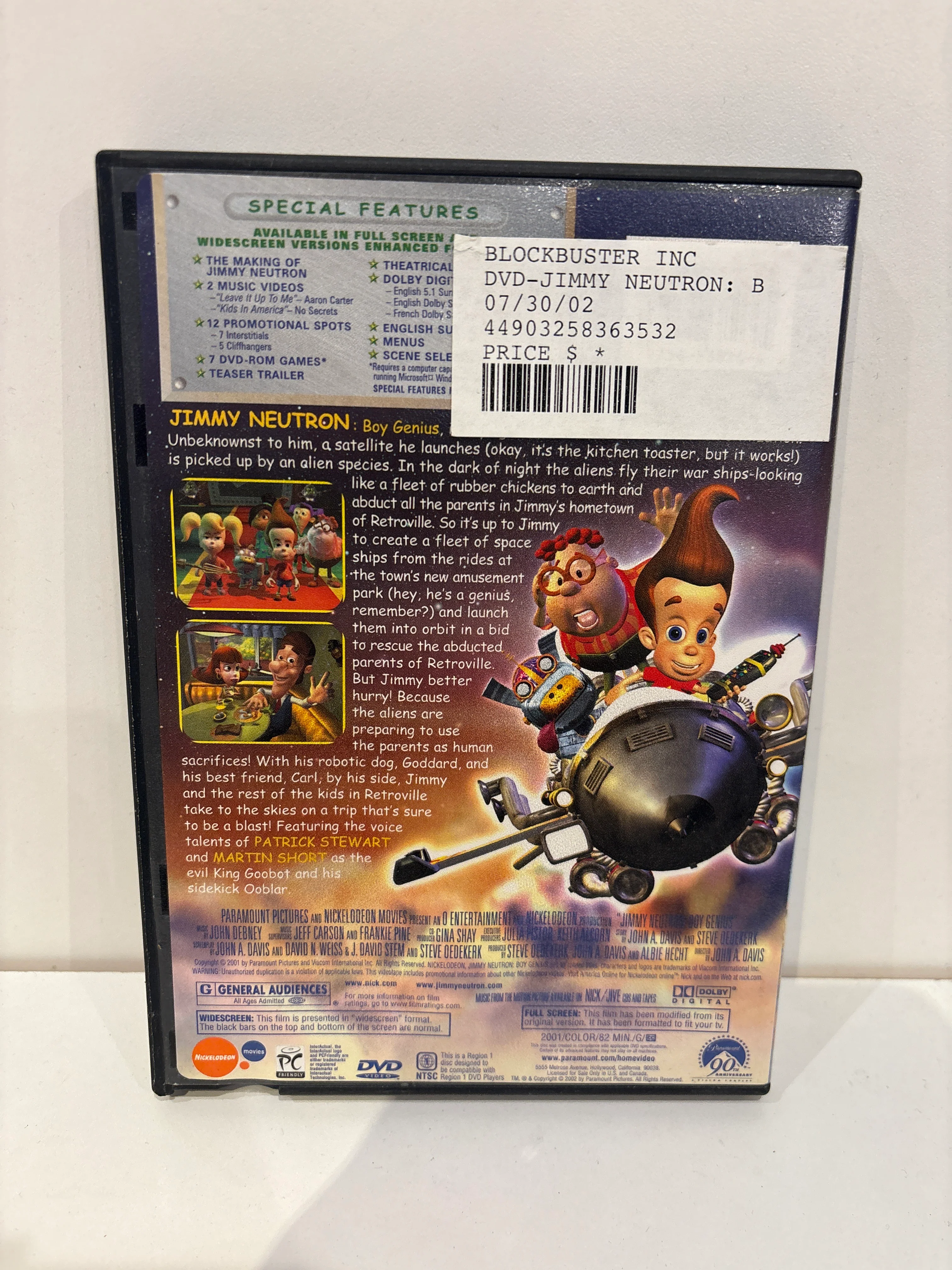 Jimmy Neutron Boy Genius - DVD - Image 2