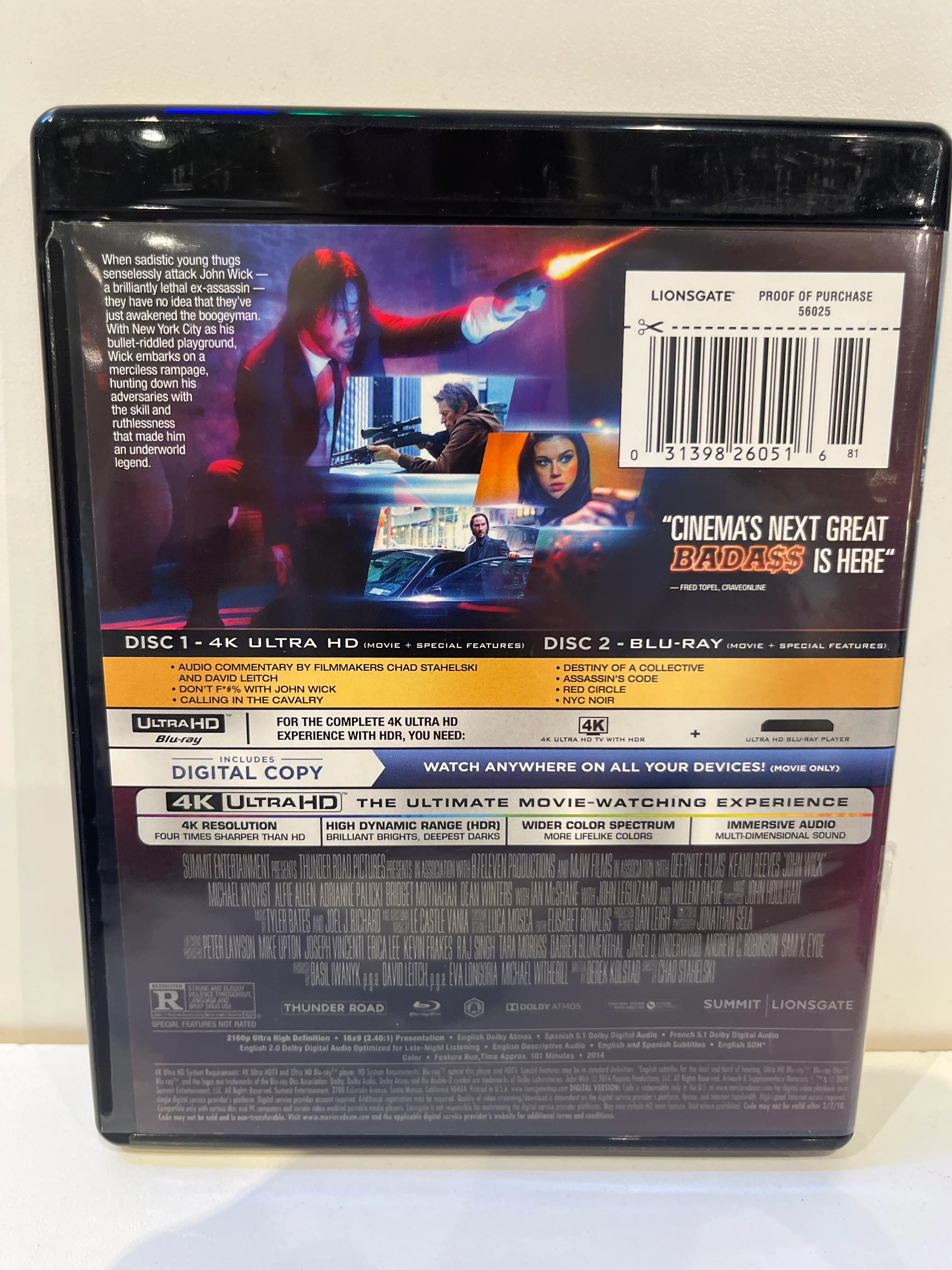 John Wick 4K - Blu-Ray - Image 2