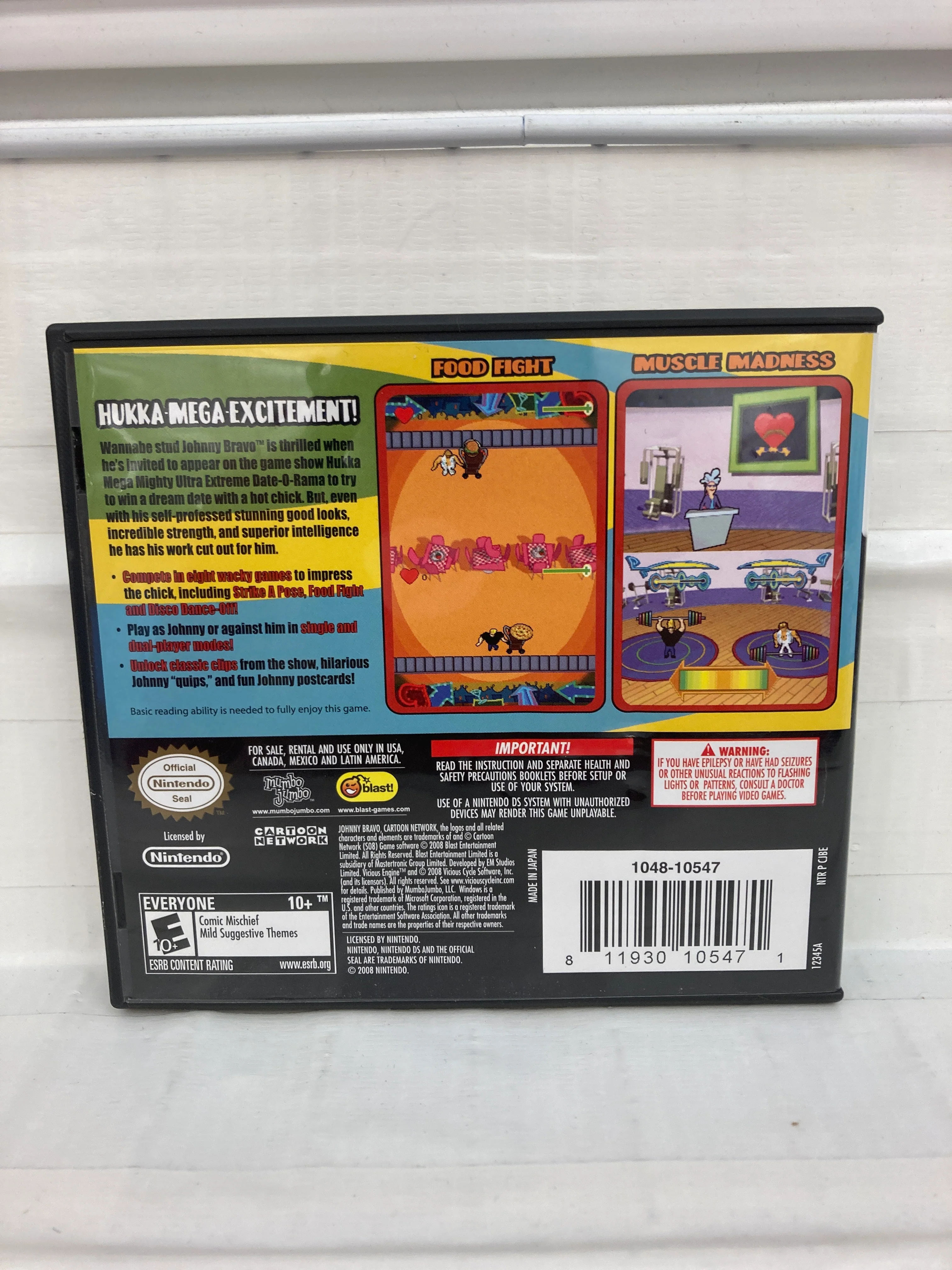 Johnny Bravo: Hukka Mega Mighty Ultra Extreme Date-O-Rama - Nintendo DS - Image 2