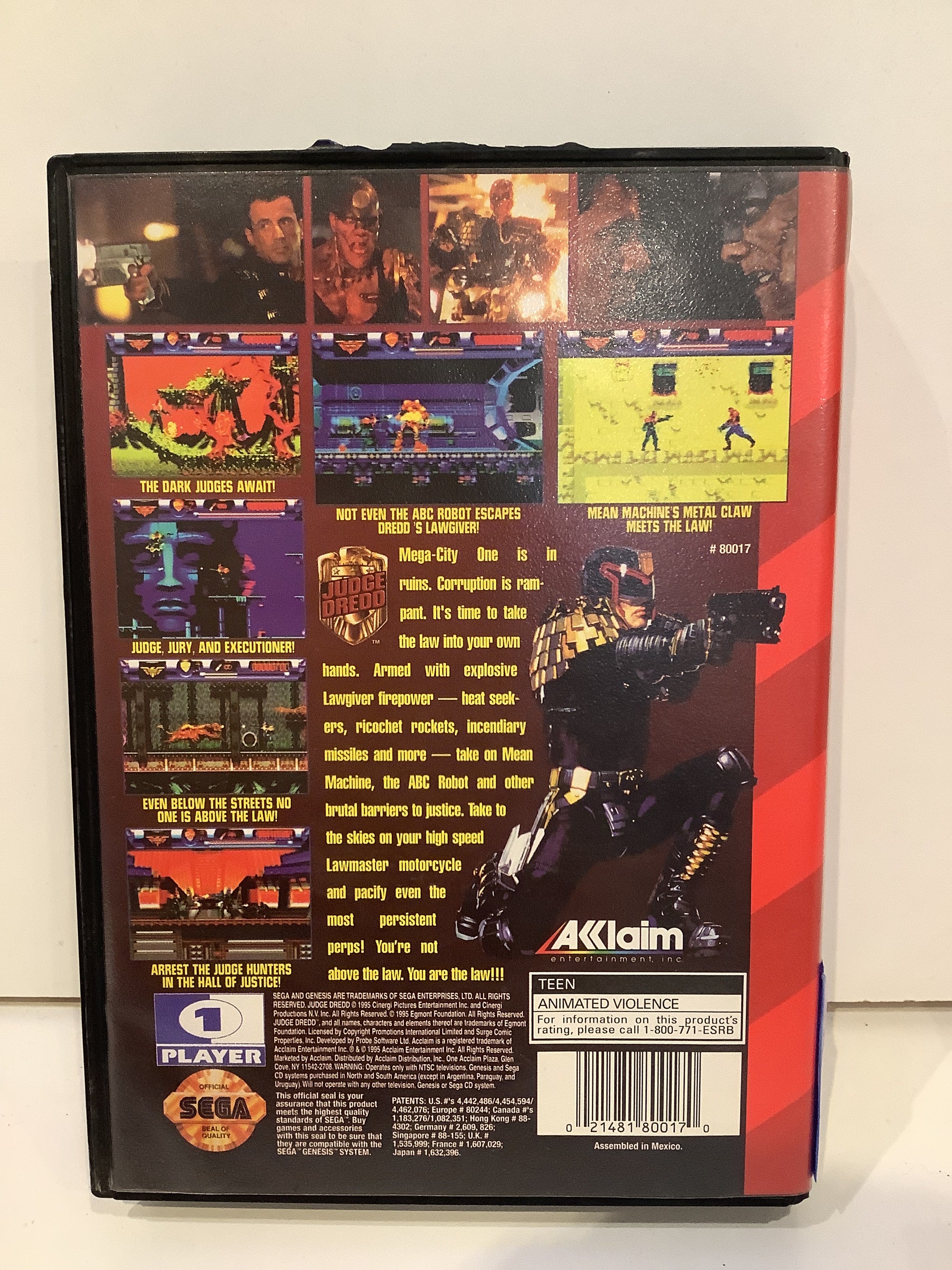 Judge Dredd - Sega Genesis - Image 3